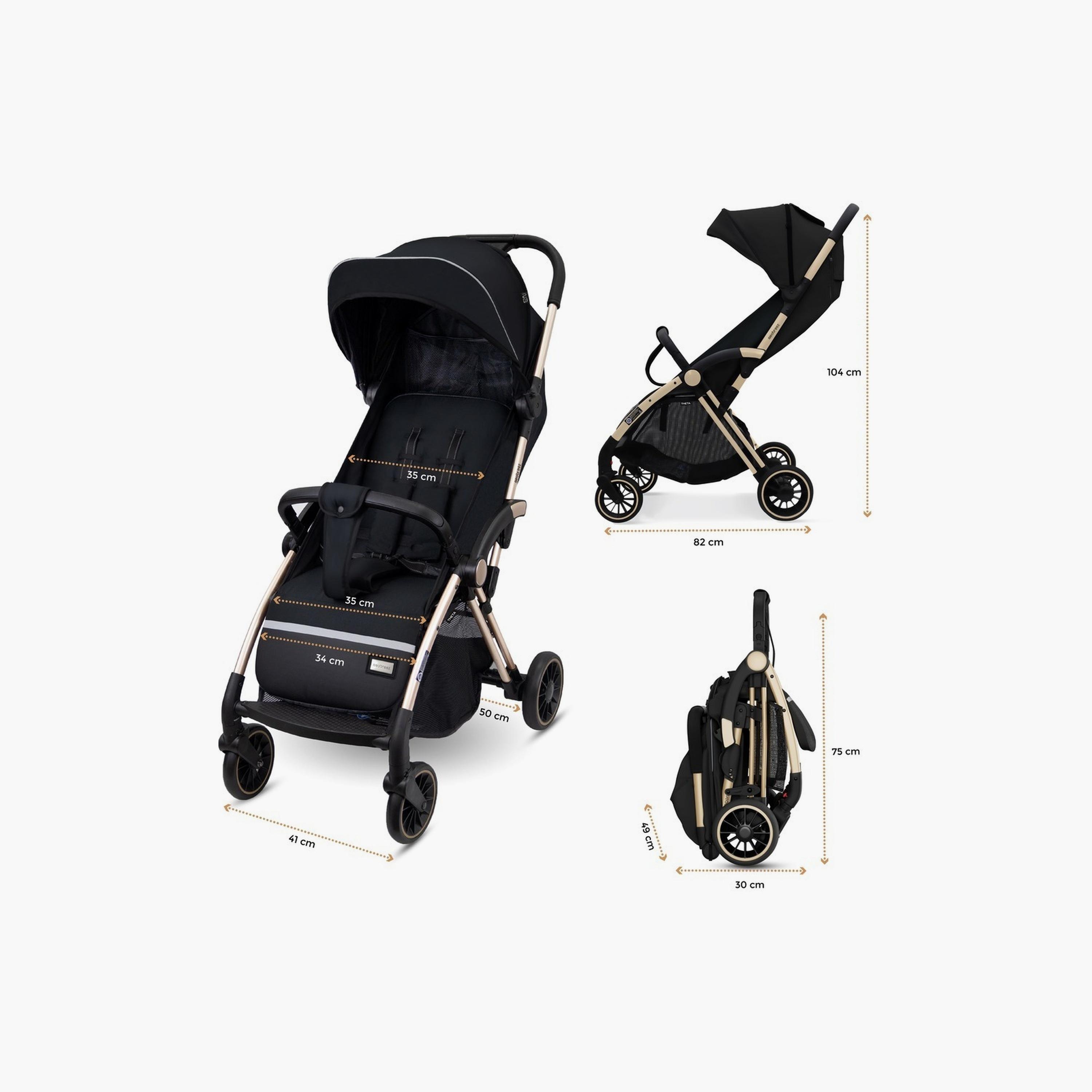 Neobreez Theta Auto Fold Compact Travel Stroller With Canopy, Up To 22Kg-baby-gear-strollersandprams-strollers-image-8