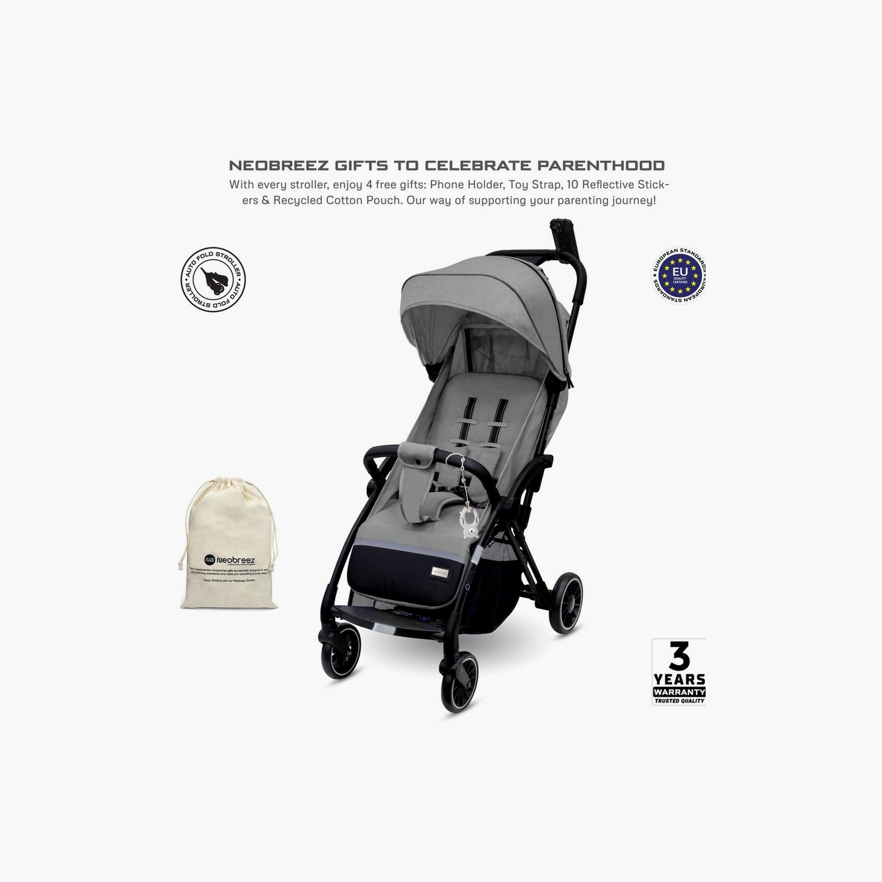 Neobreez Theta Auto Fold Compact Travel Stroller With Canopy, Up To 22Kg-baby-gear-strollersandprams-strollers-image-12