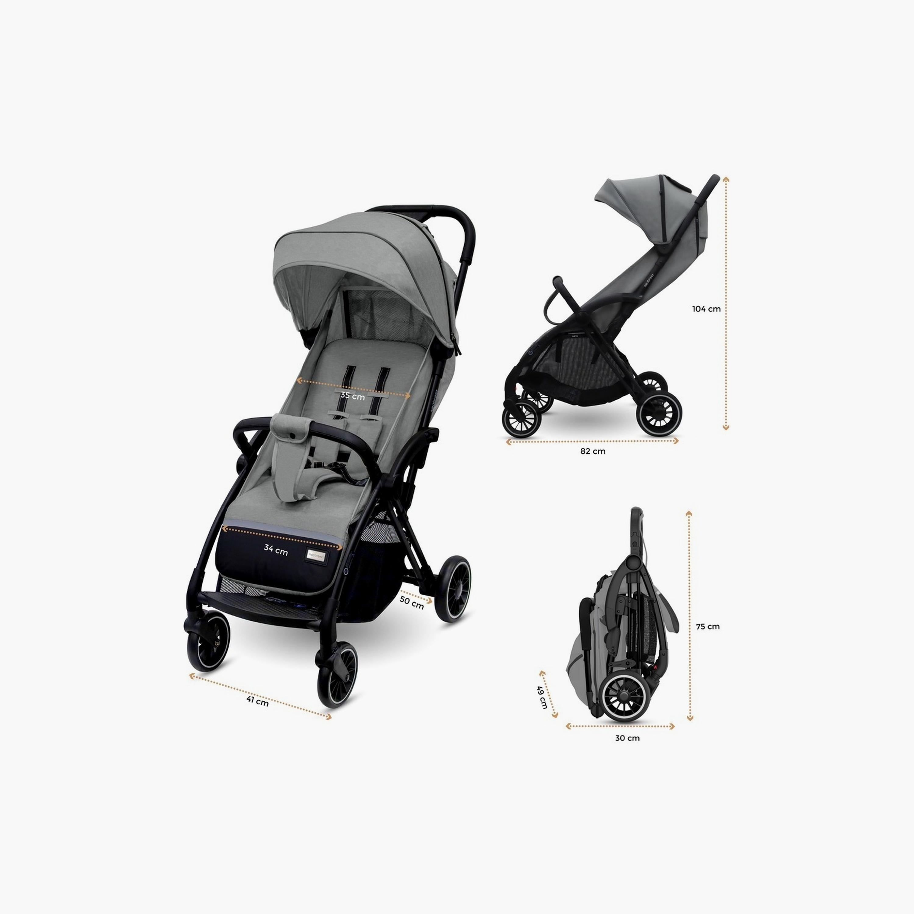 Neobreez Theta Auto Fold Compact Travel Stroller With Canopy, Up To 22Kg-baby-gear-strollersandprams-strollers-image-8