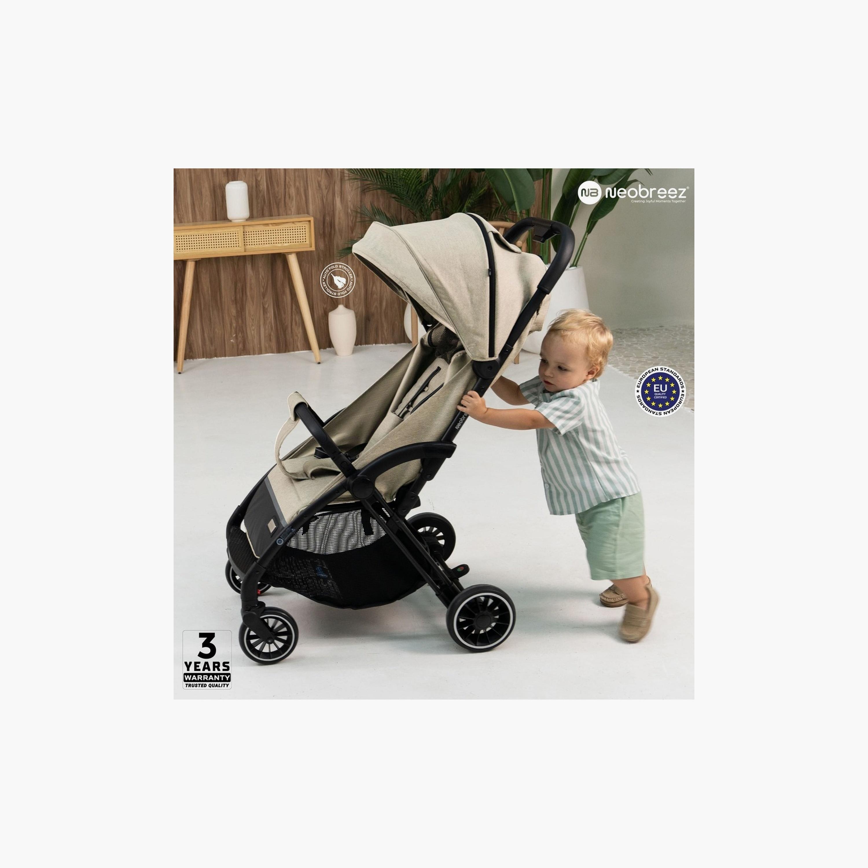 Neobreez Theta Auto Fold Compact Travel Stroller With Canopy, Up To 22Kg-baby-gear-strollersandprams-strollers-image-11