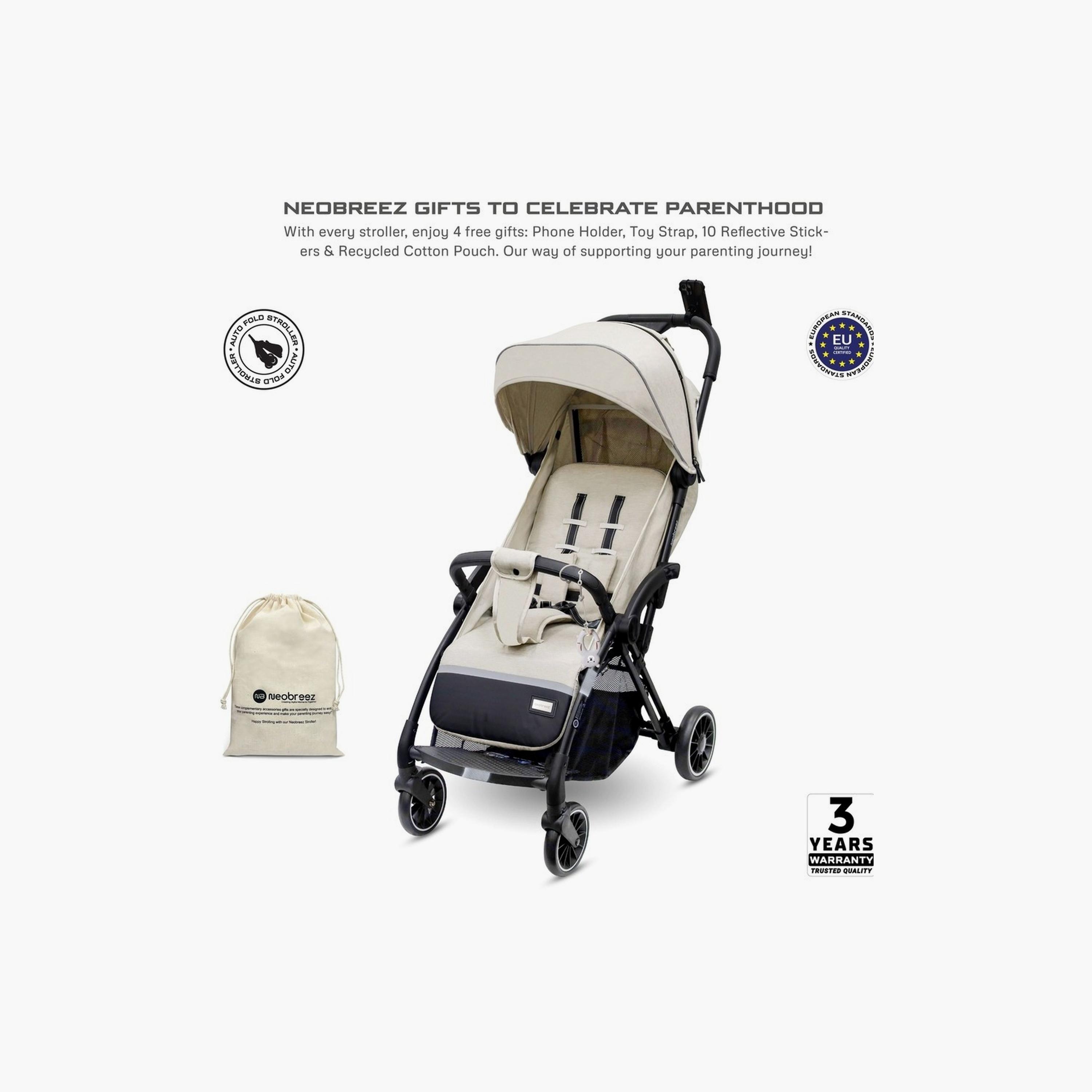 Neobreez Theta Auto Fold Compact Travel Stroller With Canopy, Up To 22Kg-baby-gear-strollersandprams-strollers-image-12