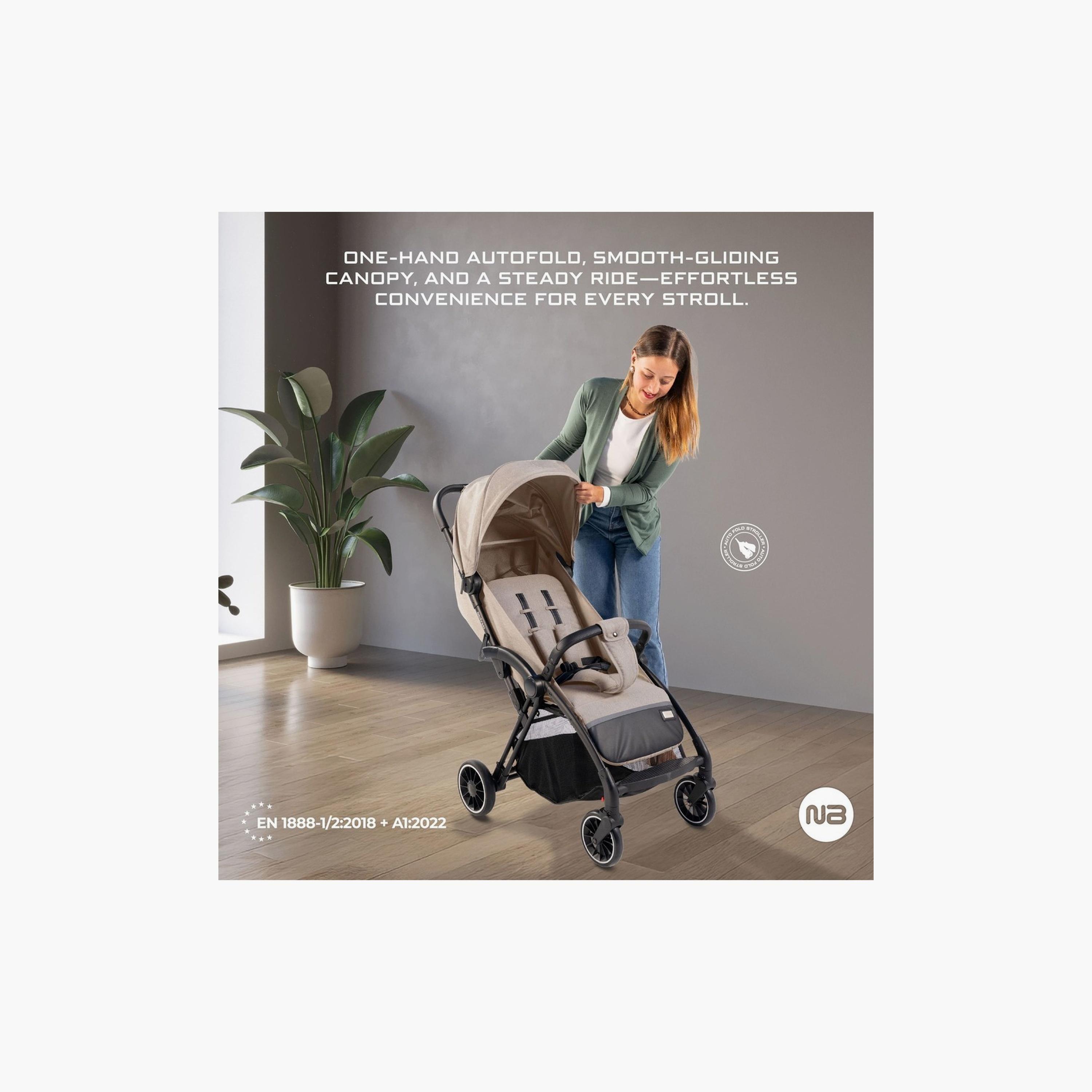 Neobreez Theta Auto Fold Compact Travel Stroller With Canopy, Up To 22Kg-baby-gear-strollersandprams-strollers-image-4