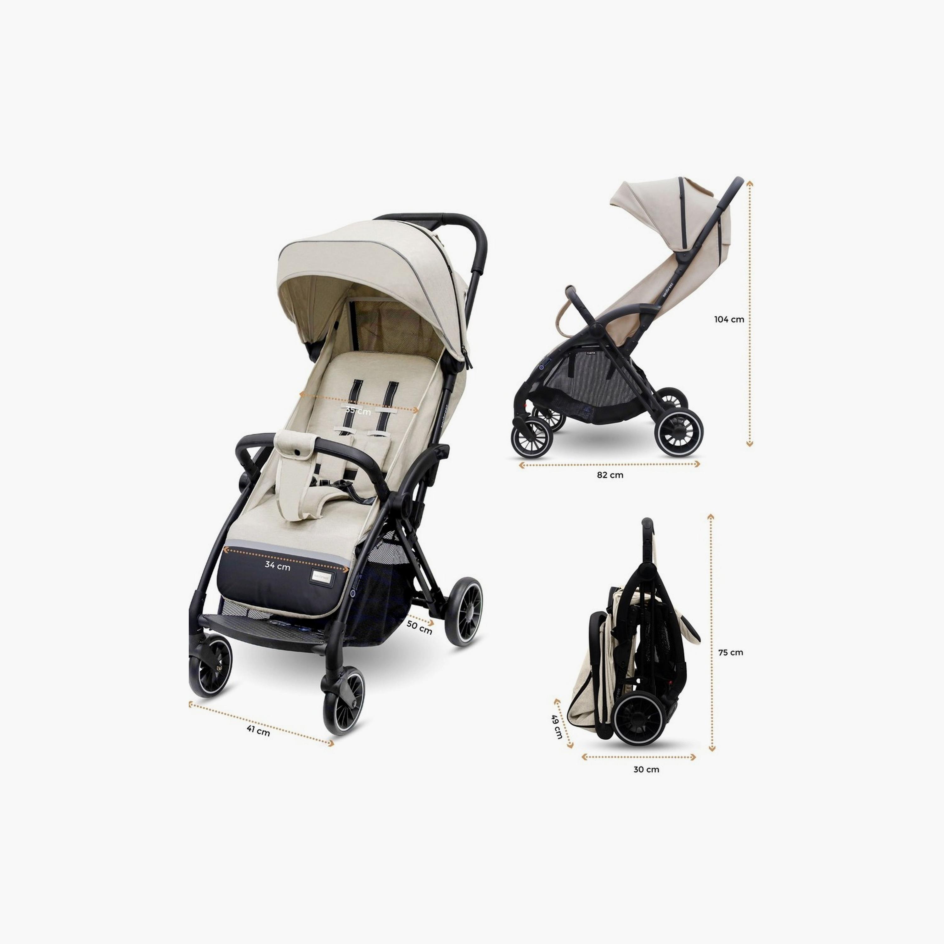 Neobreez Theta Auto Fold Compact Travel Stroller With Canopy, Up To 22Kg-baby-gear-strollersandprams-strollers-image-8