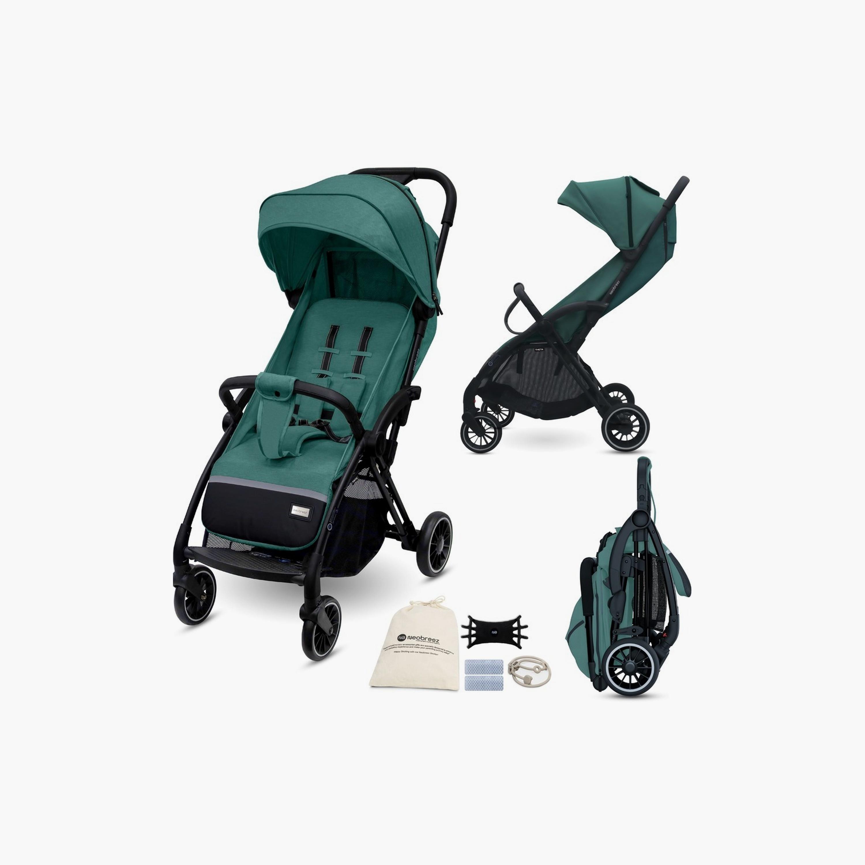 Neobreez Theta Auto Fold Compact Travel Stroller With Canopy, Up To 22Kg-baby-gear-strollersandprams-strollers-image-1