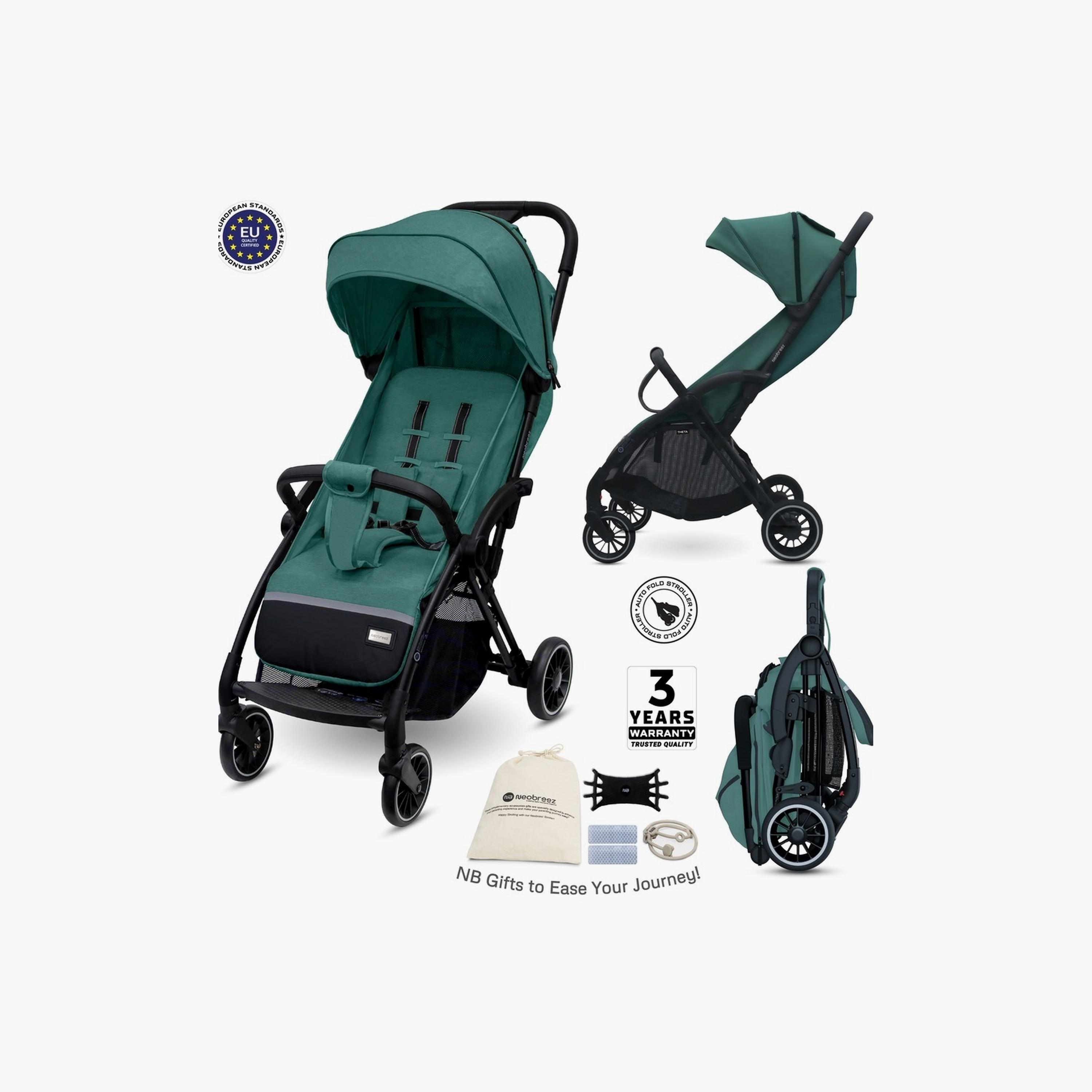 Neobreez Theta Auto Fold Compact Travel Stroller With Canopy, Up To 22Kg-baby-gear-strollersandprams-strollers-image-10
