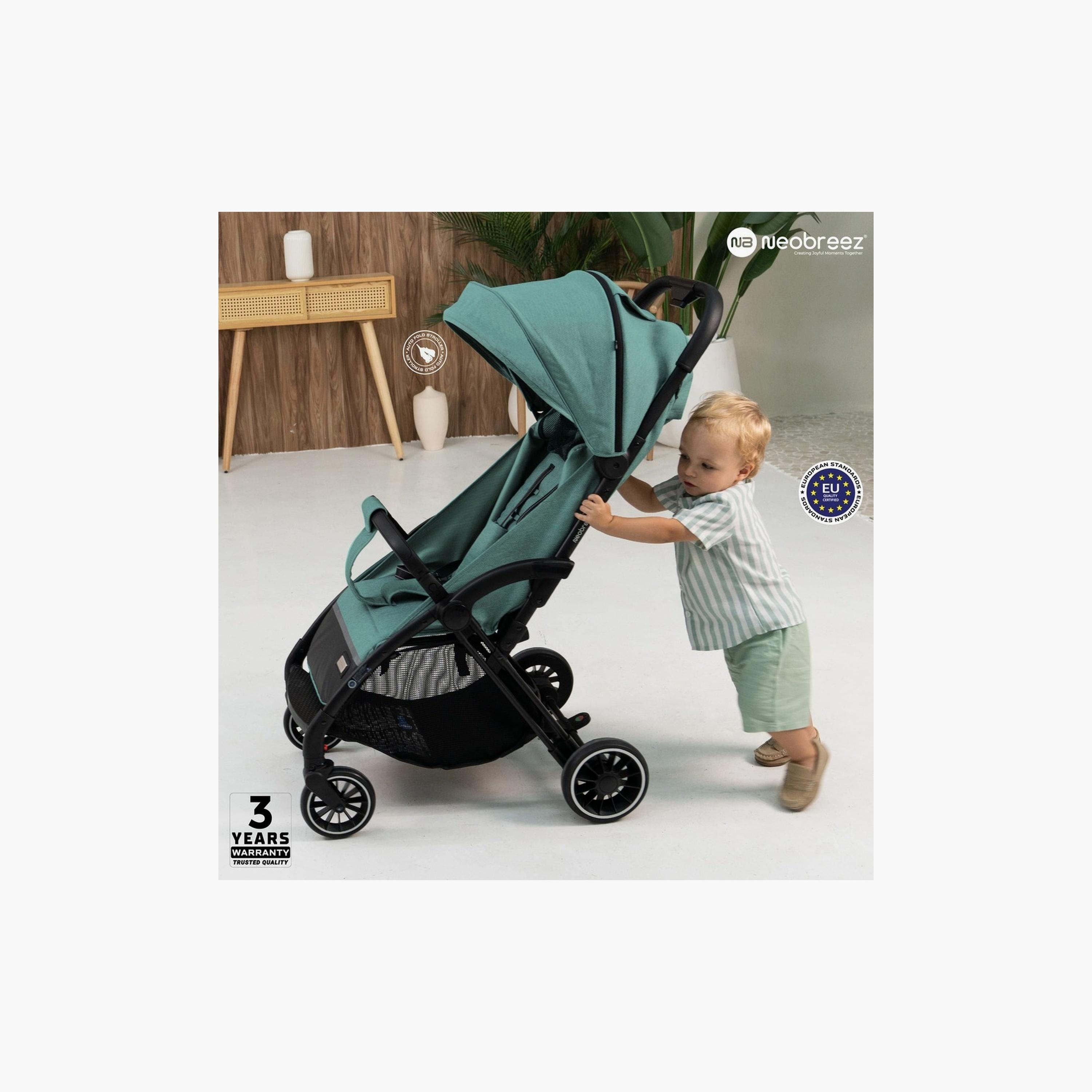 Neobreez Theta Auto Fold Compact Travel Stroller With Canopy, Up To 22Kg-baby-gear-strollersandprams-strollers-image-11