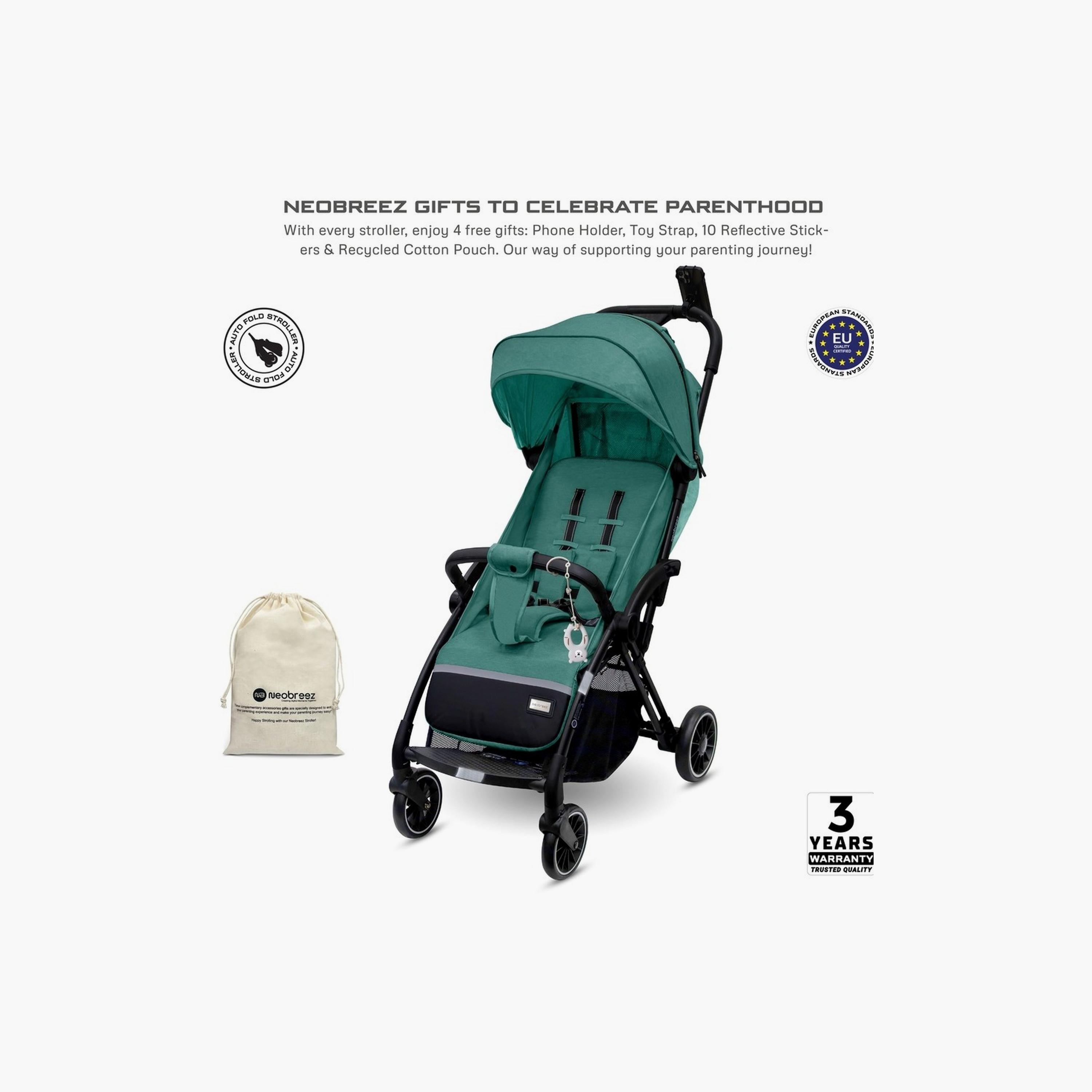 Neobreez Theta Auto Fold Compact Travel Stroller With Canopy, Up To 22Kg-baby-gear-strollersandprams-strollers-image-12