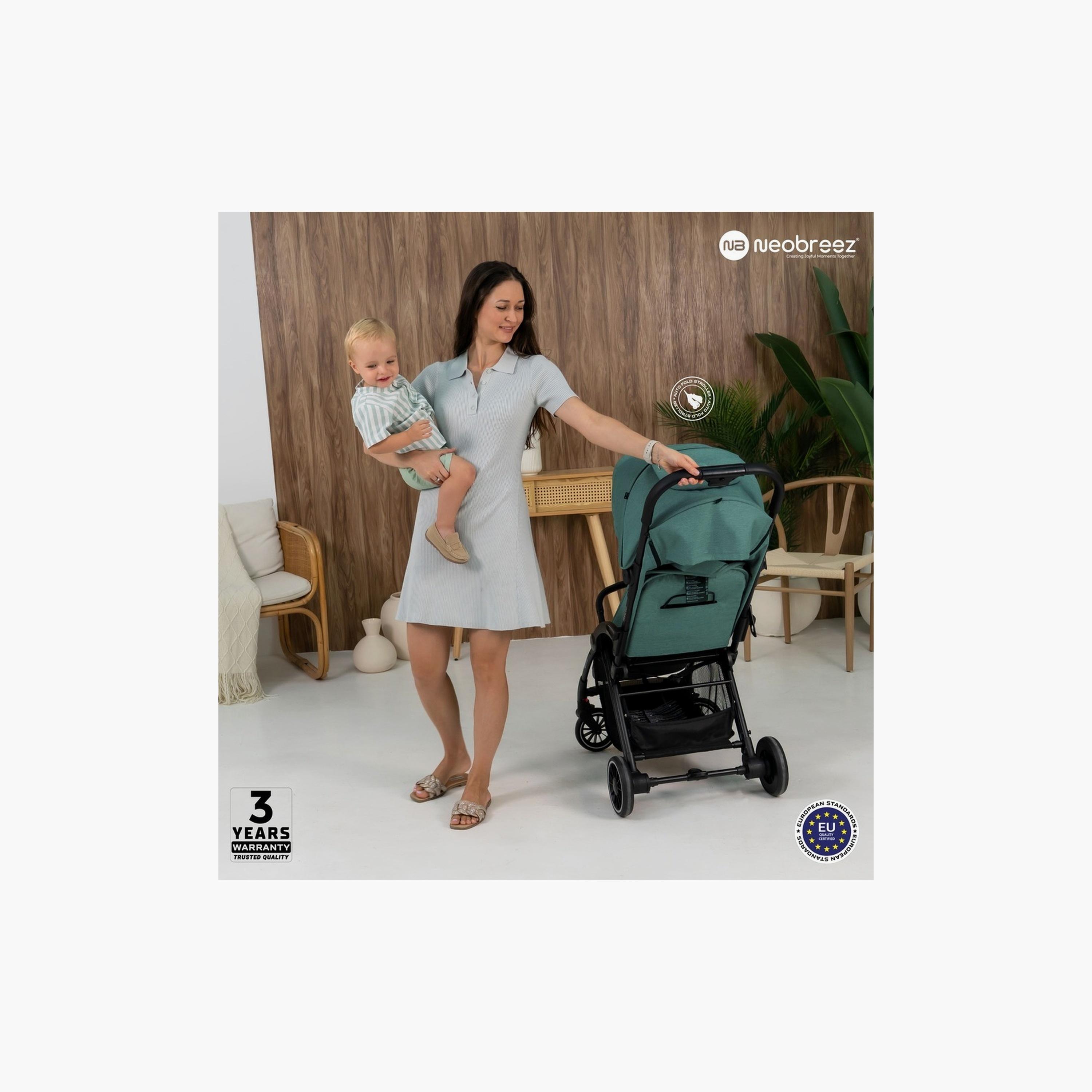 Neobreez Theta Auto Fold Compact Travel Stroller With Canopy, Up To 22Kg-baby-gear-strollersandprams-strollers-image-13