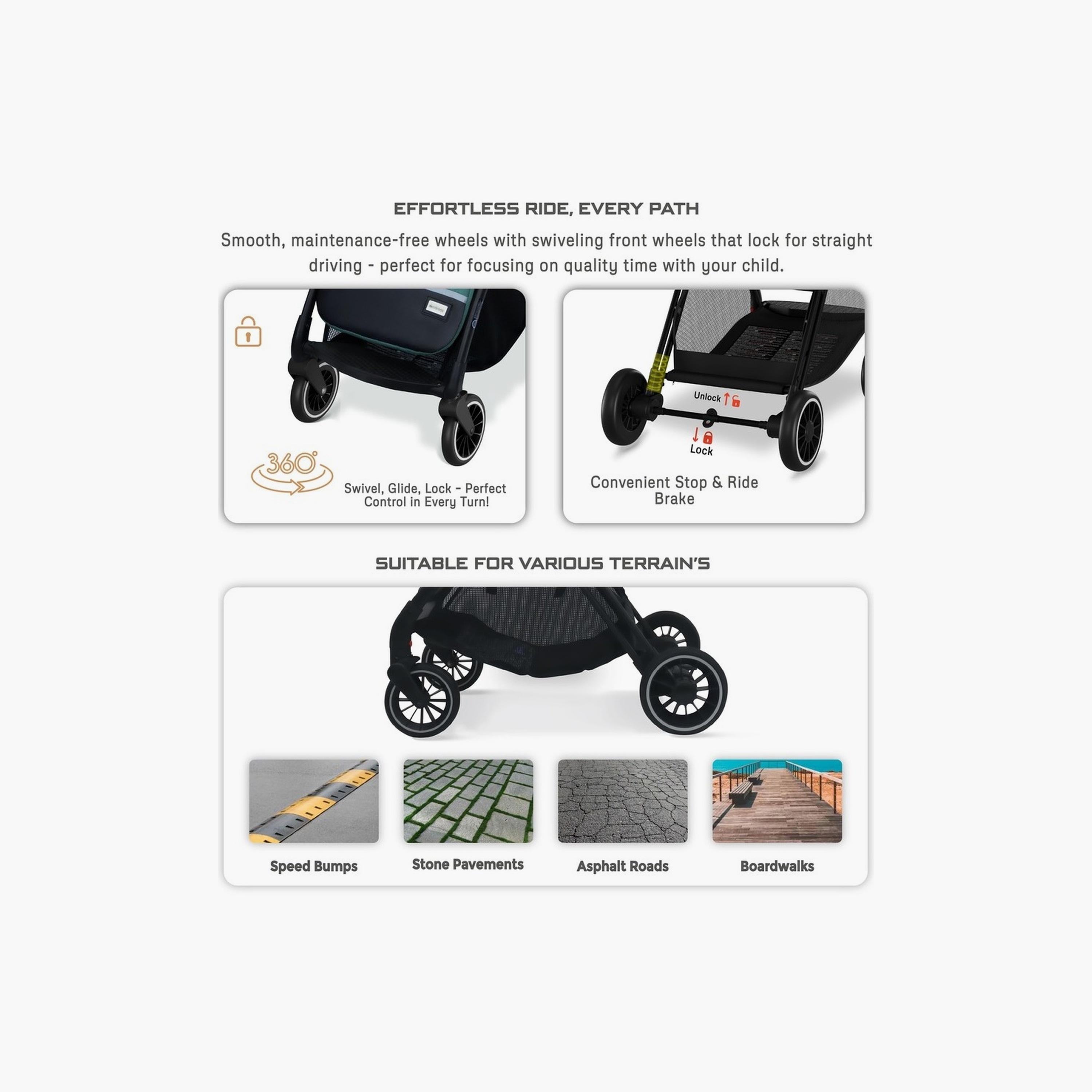 Neobreez Theta Auto Fold Compact Travel Stroller With Canopy, Up To 22Kg-baby-gear-strollersandprams-strollers-image-5