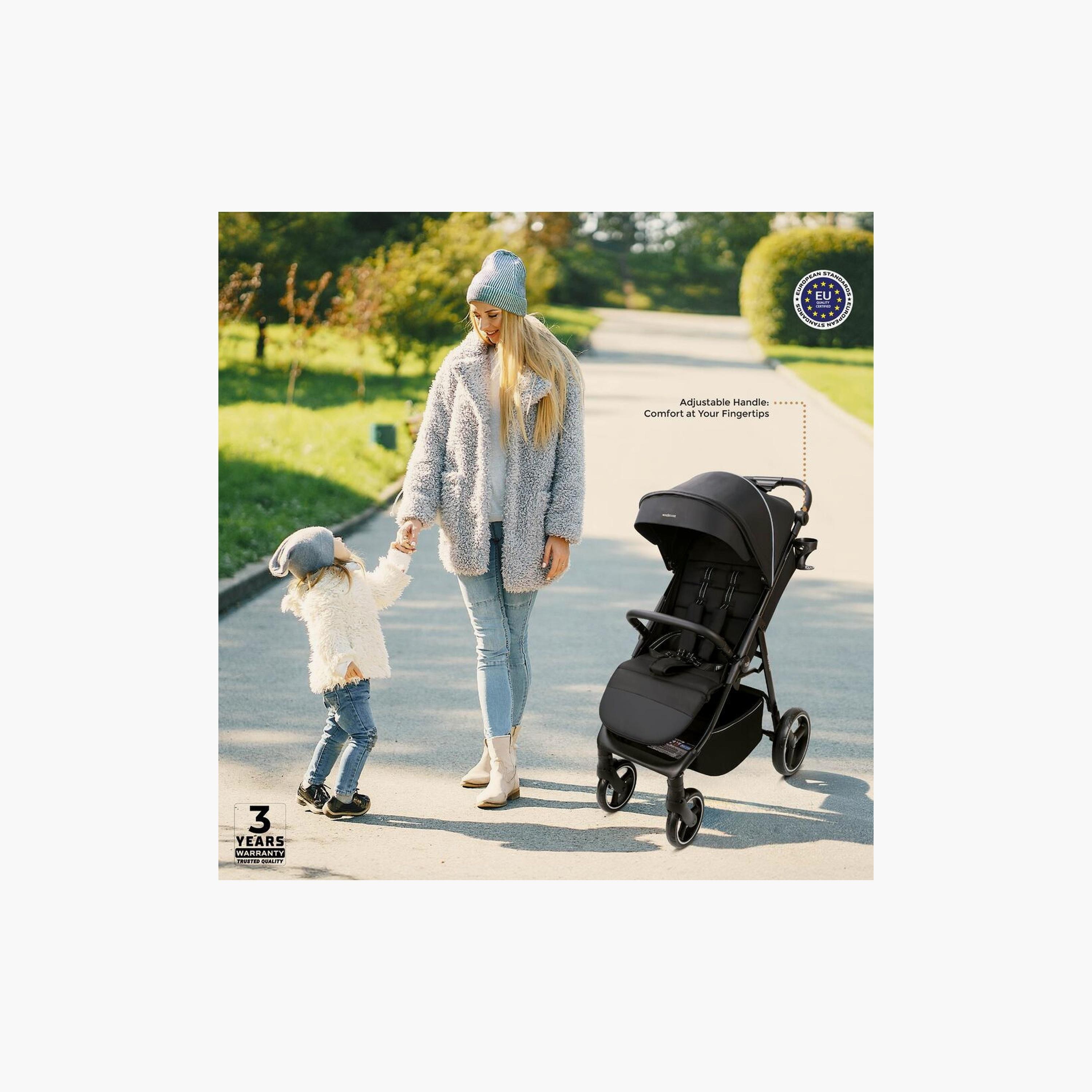Neobreez Tetra Ultra-Compact Travel Stroller With Cup Holder And Canopy, Up To 22Kg-baby-gear-strollersandprams-strollers-image-16