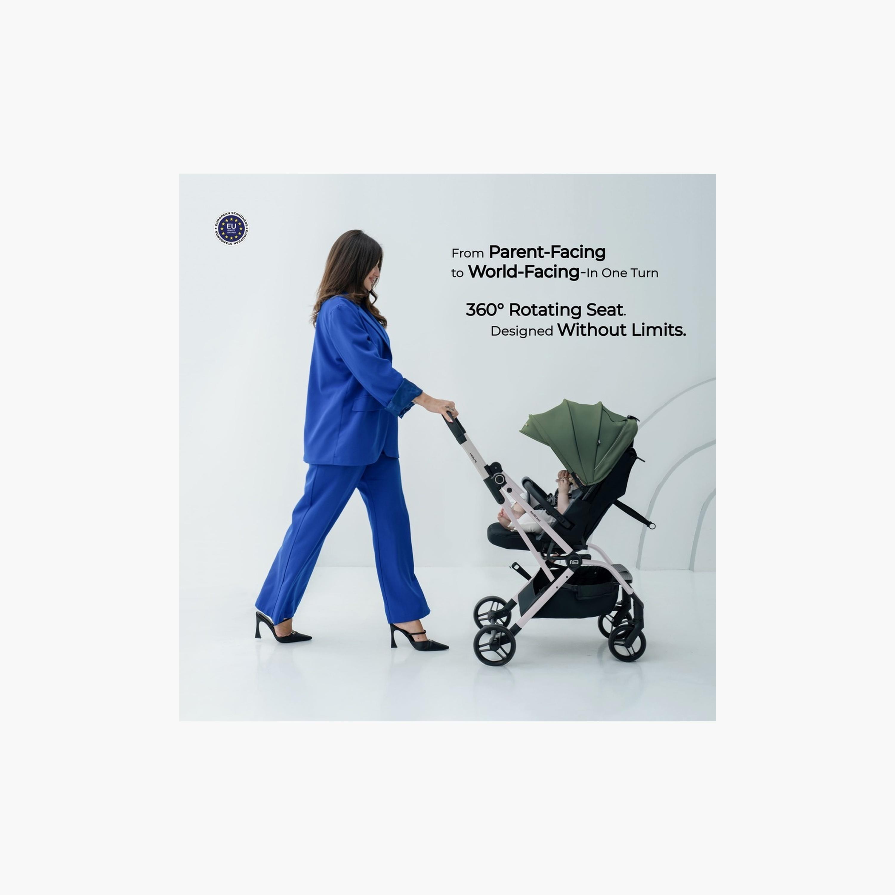 Neobreez Octa 360° Lightweight Travel Stroller With Reversible Handle, Up To 22Kg-baby-gear-strollersandprams-strollers-image-11