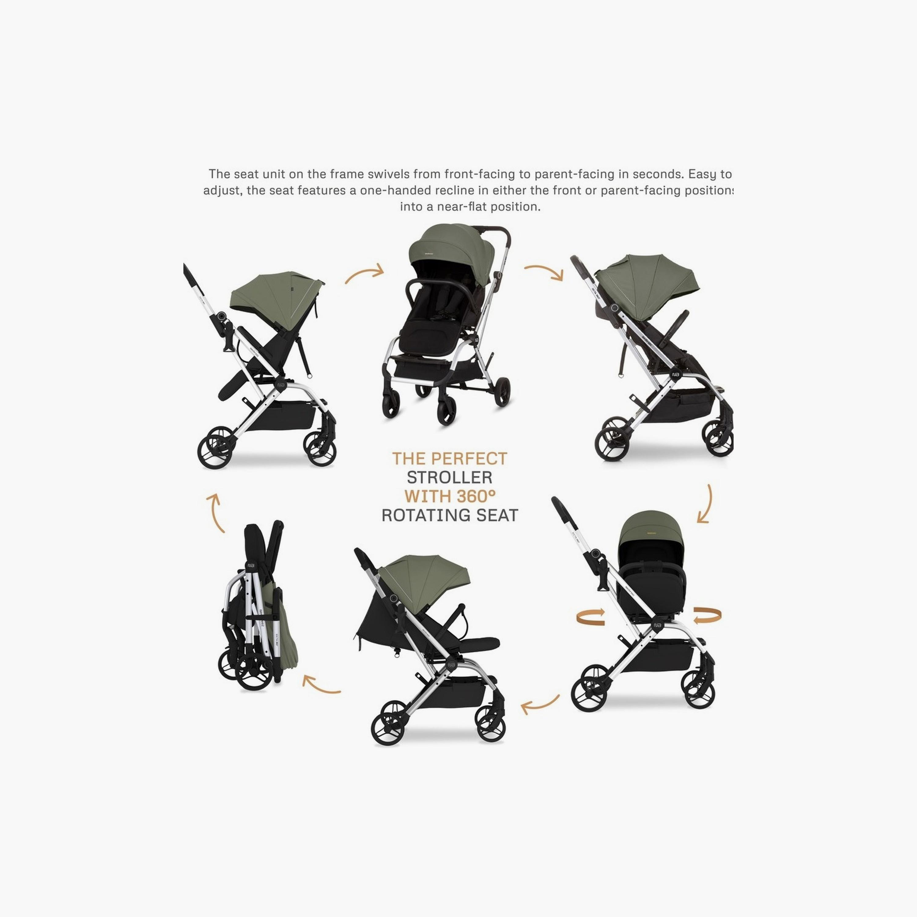 Neobreez Octa 360° Lightweight Travel Stroller With Reversible Handle, Up To 22Kg-baby-gear-strollersandprams-strollers-image-13