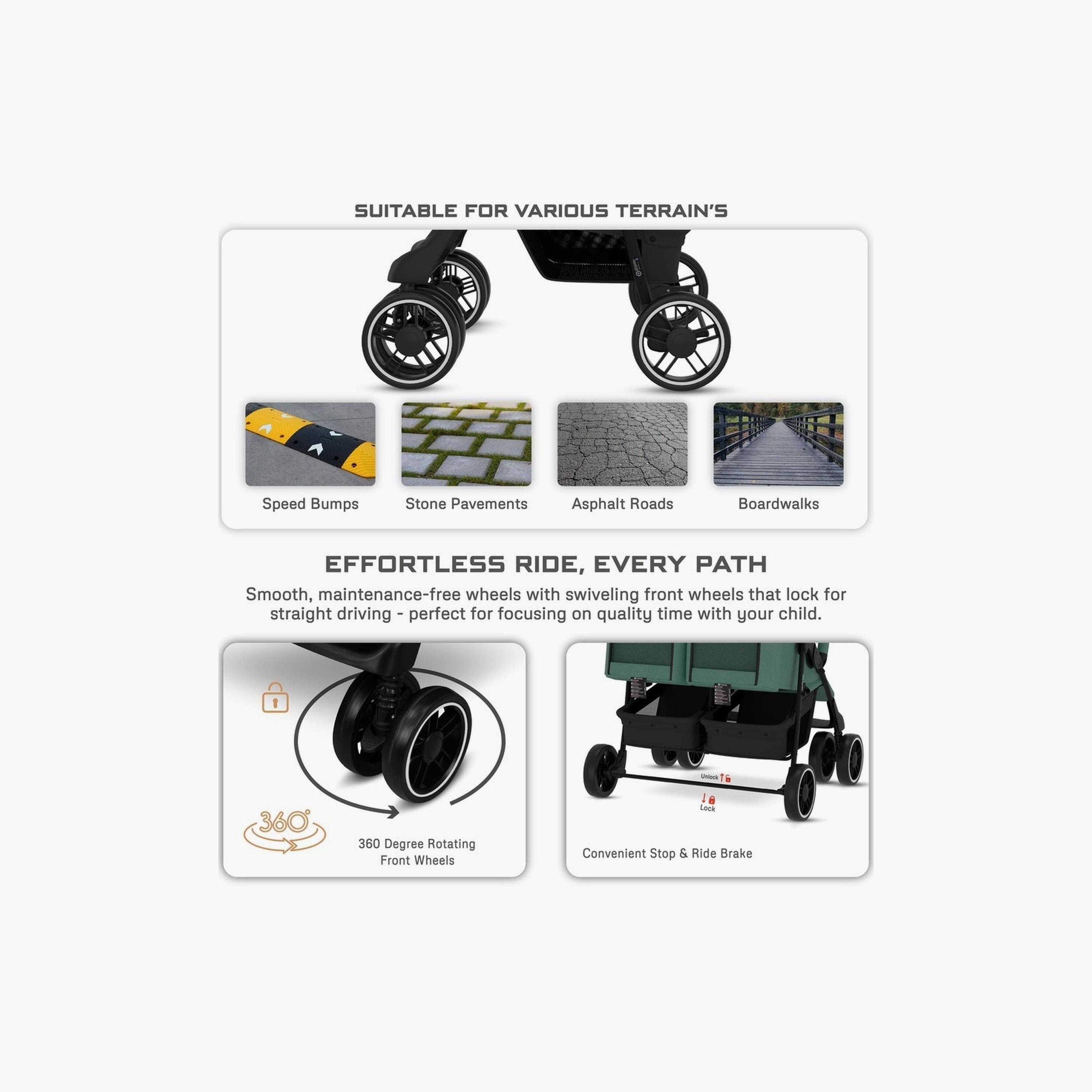 Neobreez Duadx Twin Stroller With Canopy, Up To 30Kg-baby-gear-strollersandprams-strollers-image-13