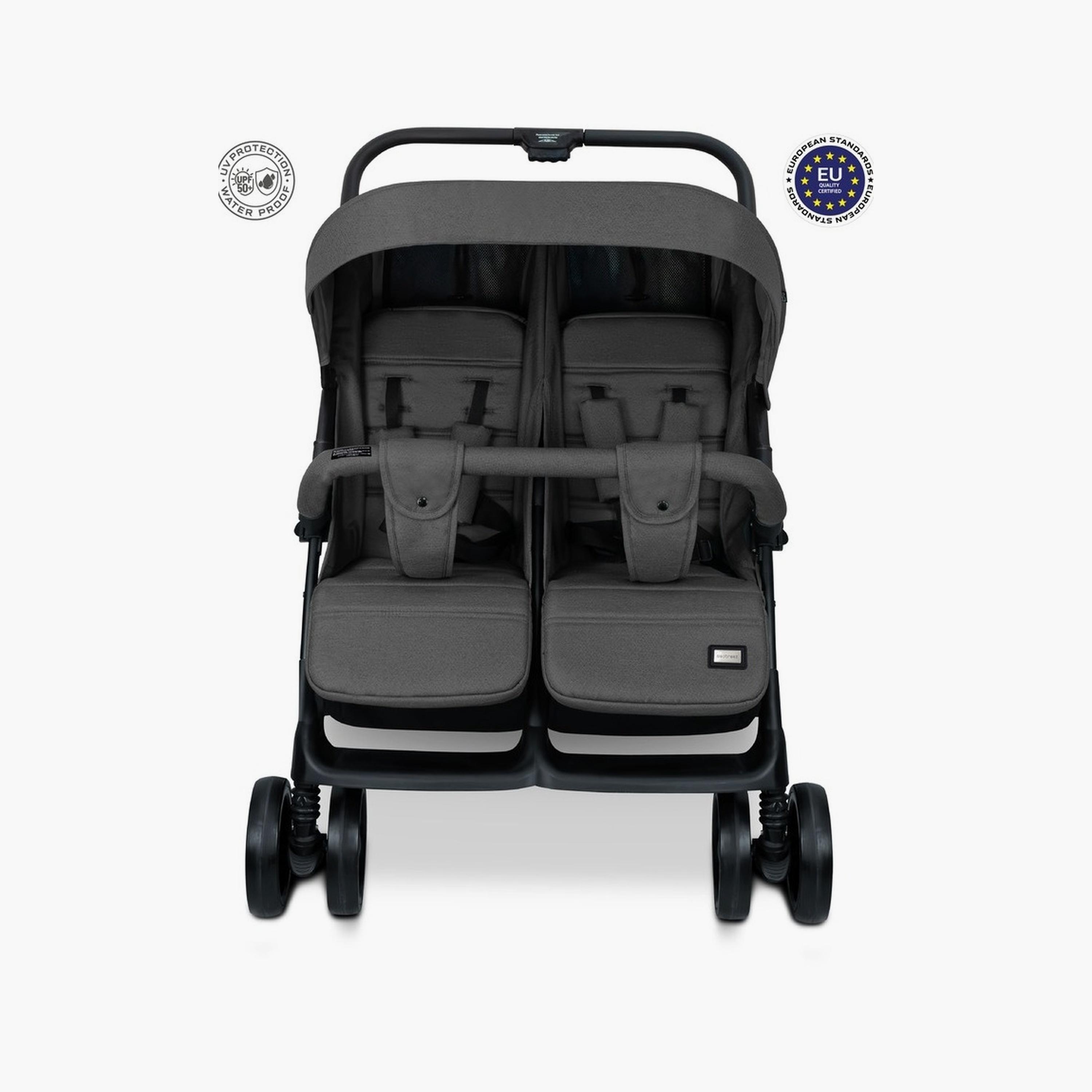 Neobreez Duadx Twin Stroller With Canopy, Up To 30Kg-baby-gear-strollersandprams-strollers-image-12