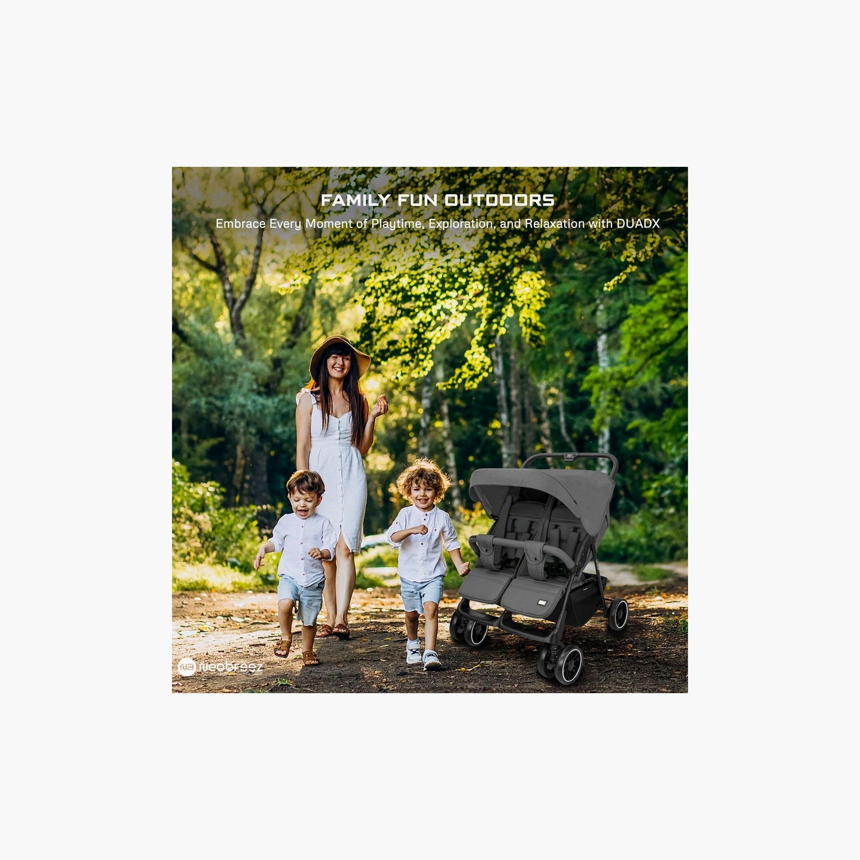 Neobreez Duadx Twin Stroller With Canopy, Up To 30Kg-baby-gear-strollersandprams-strollers-image-14