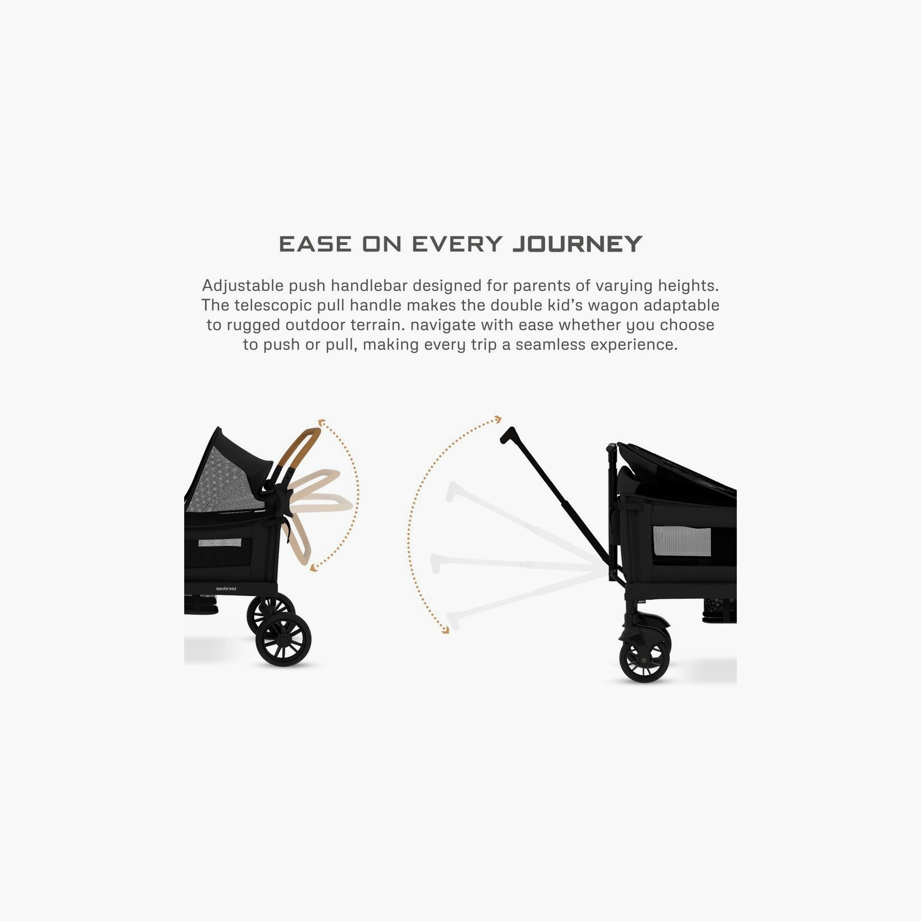 Neobreez Advi Wagon Cargo Push & Pull Foldable Double Stroller, Up To 44Kg-baby-gear-strollersandprams-strollers-image-8