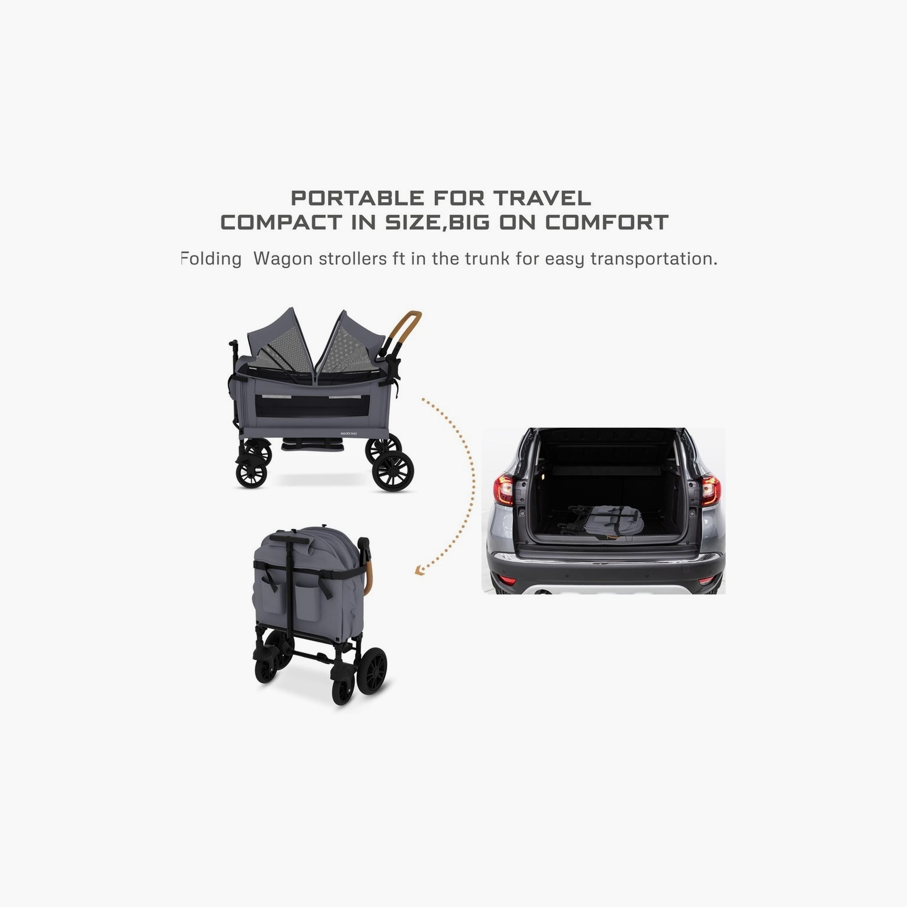 Neobreez Advi Wagon Cargo Push & Pull Foldable Double Stroller, Up To 44Kg-baby-gear-strollersandprams-strollers-image-11
