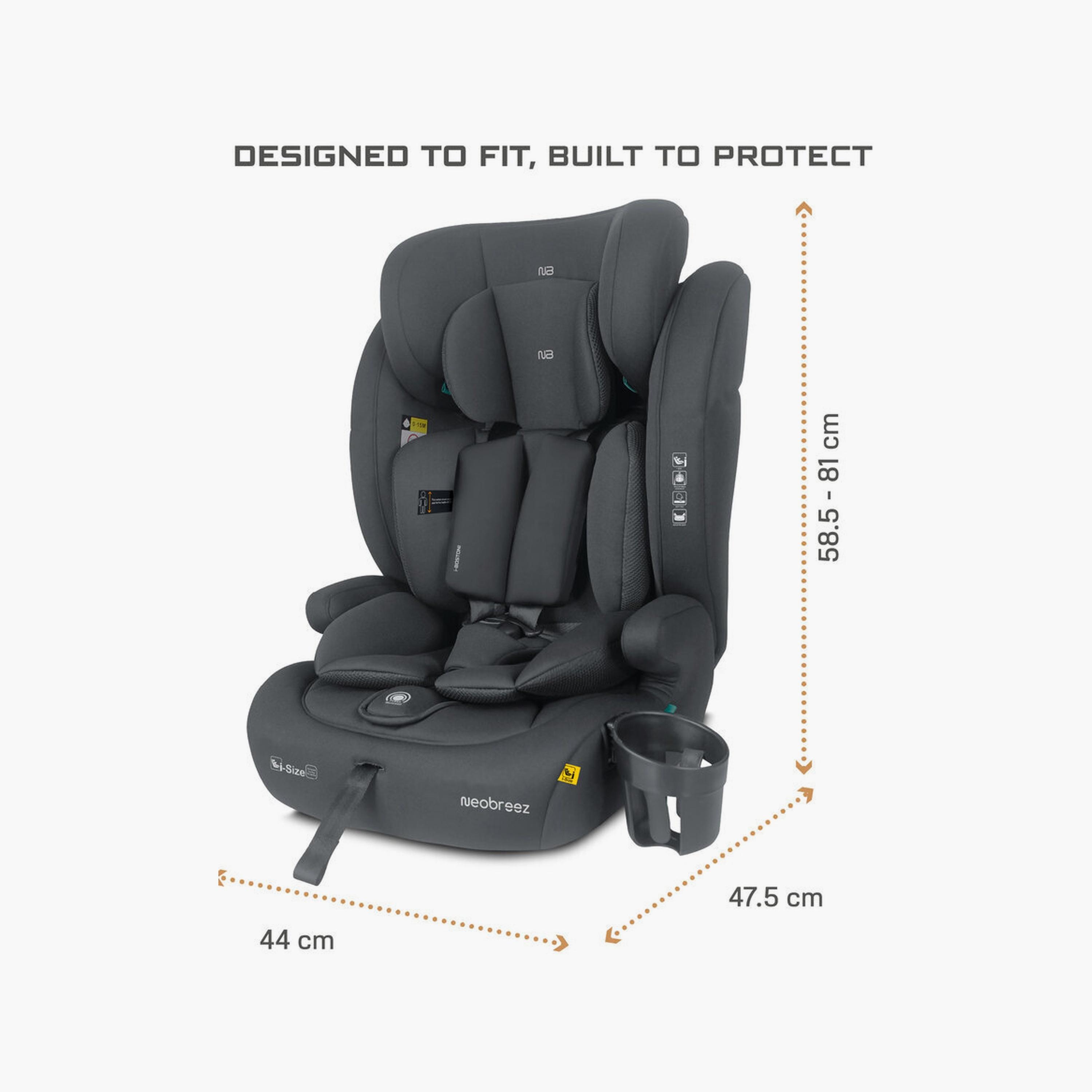 Neobreez I-Bostoni 3-In-1 Universal Car Seat With 3-Point Safety Belt, Up To 36 Kg-baby-gear-carseats-image-2