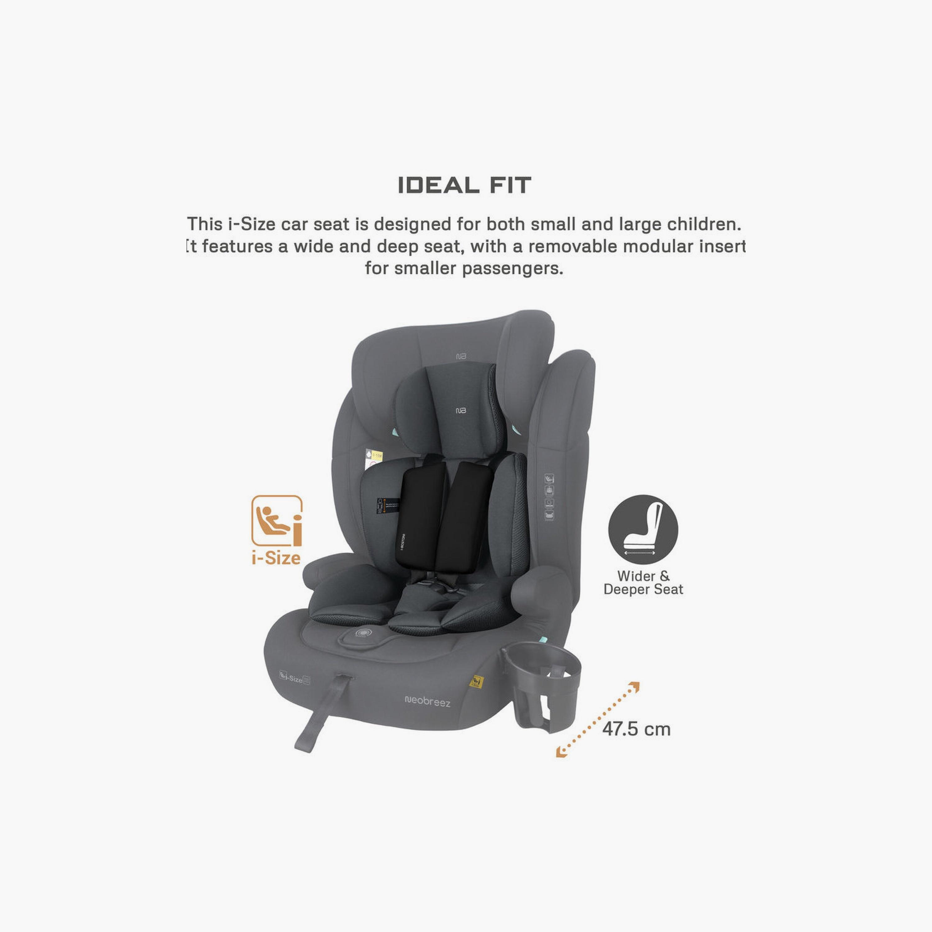 Neobreez I-Bostoni 3-In-1 Universal Car Seat With 3-Point Safety Belt, Up To 36 Kg-baby-gear-carseats-image-8
