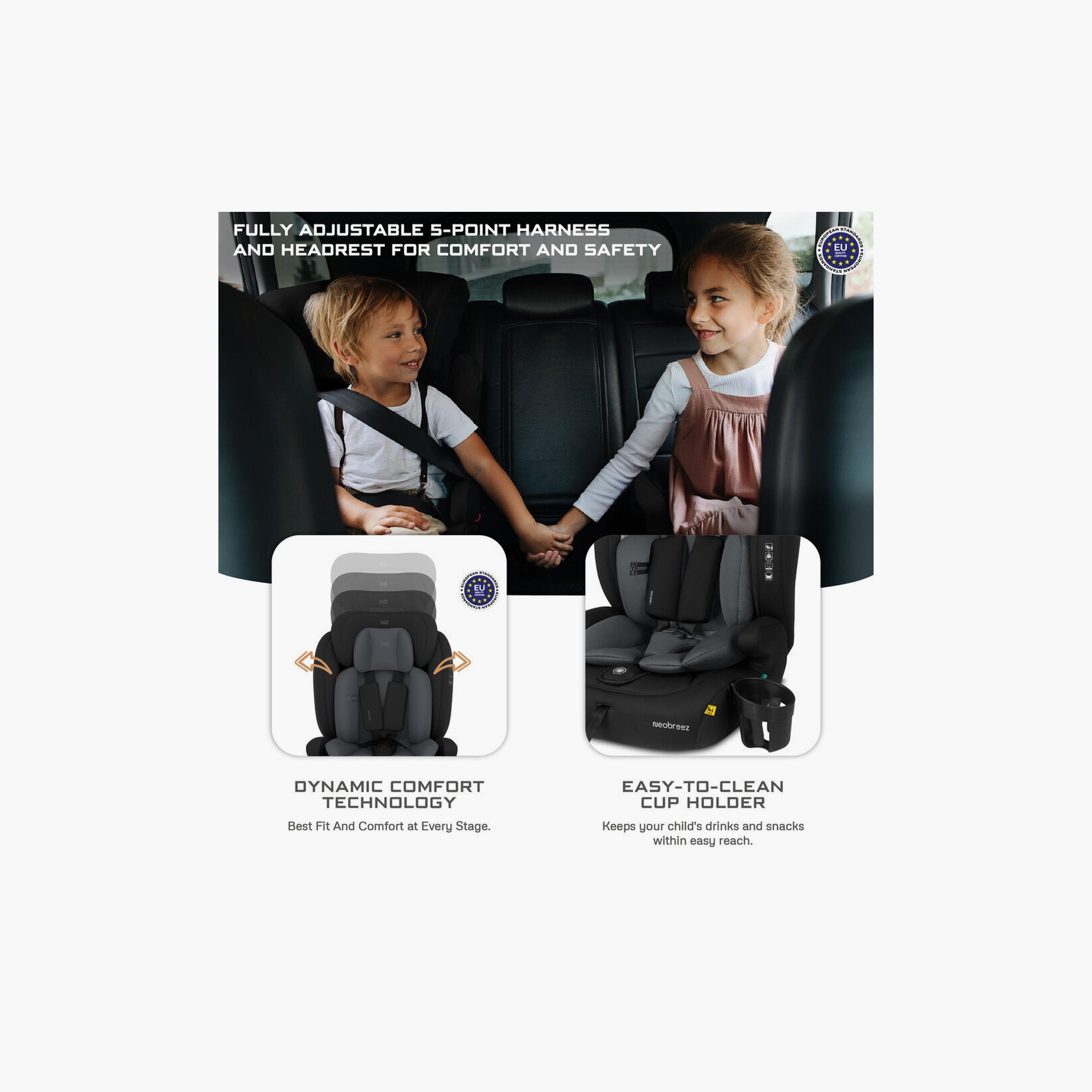 Neobreez I-Bostoni 3-In-1 Universal Car Seat With 3-Point Safety Belt, Up To 36 Kg-baby-gear-carseats-image-9