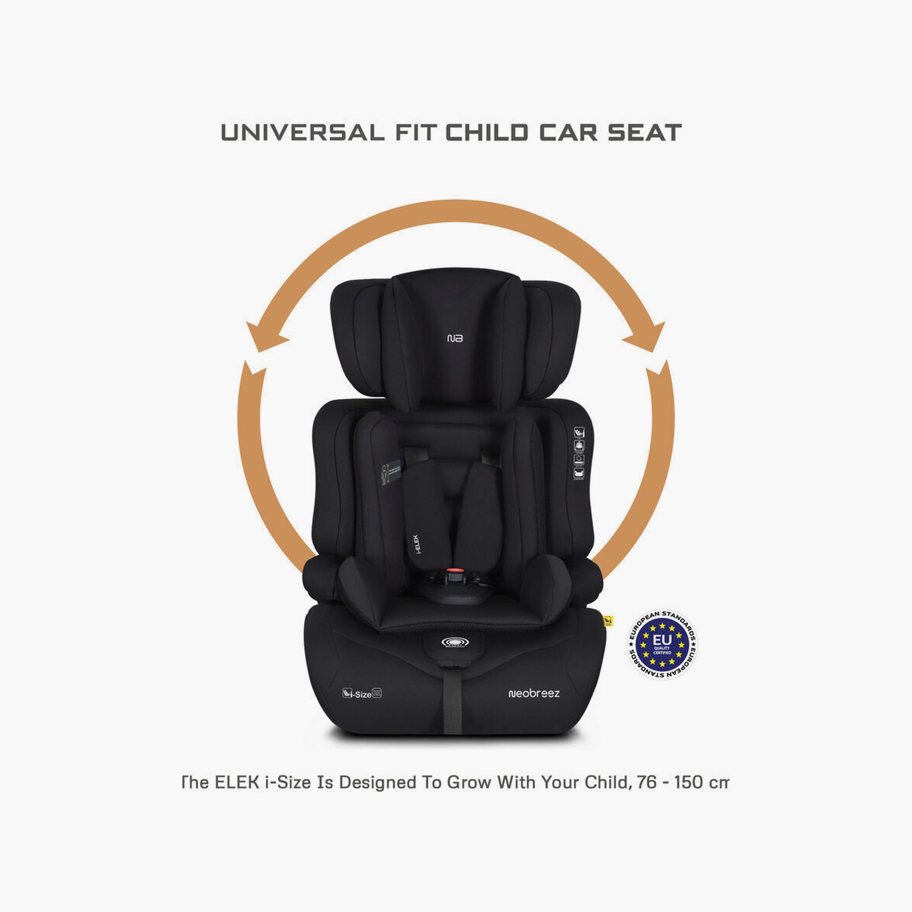 Neobreez I-Elek 3-In-1 Universal Car Seat With 3-Point Safety Belt, Up To 36Kg-baby-gear-carseats-image-6