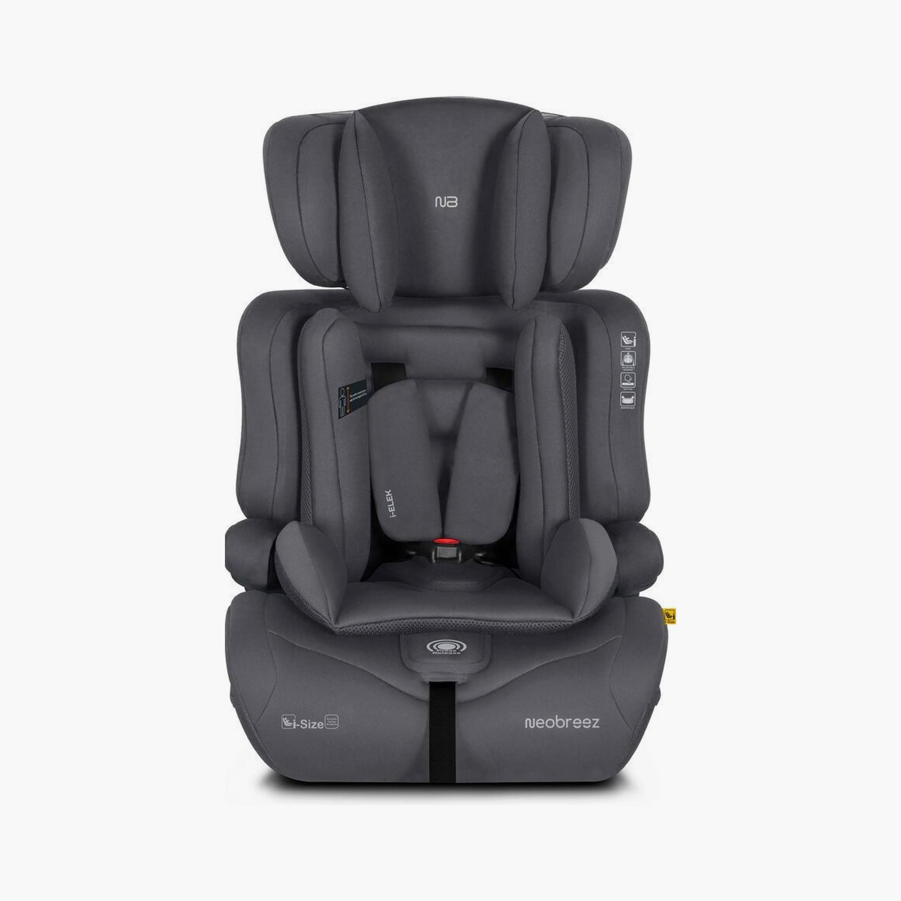 Neobreez I-Elek 3-In-1 Universal Car Seat With 3-Point Safety Belt, Up To 36Kg-baby-gear-carseats-image-1