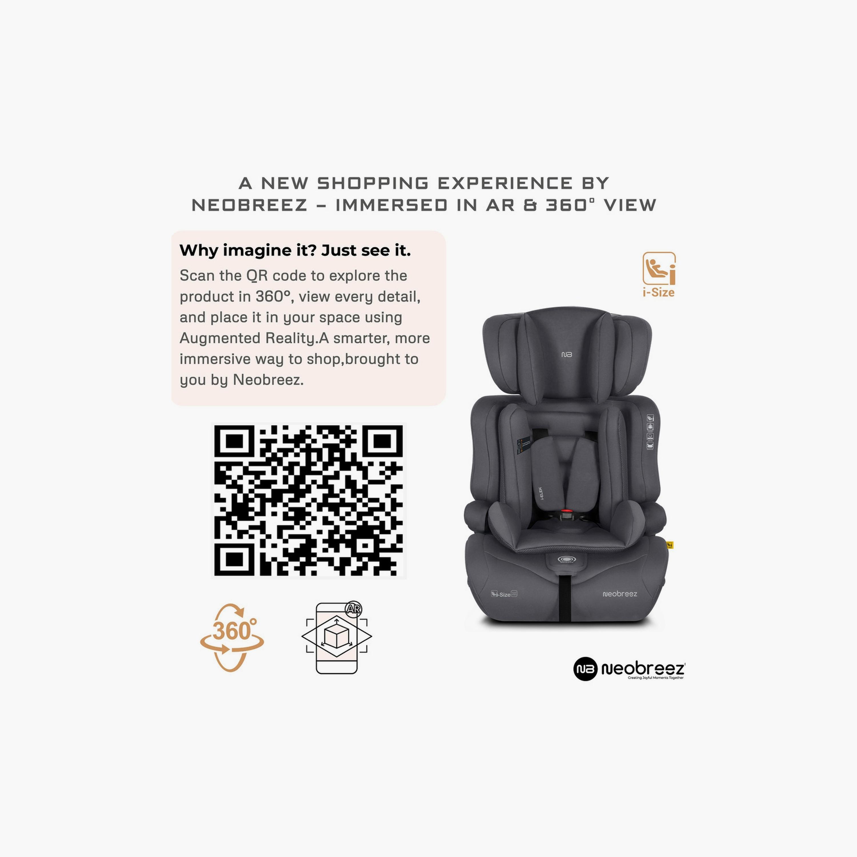 Neobreez I-Elek 3-In-1 Universal Car Seat With 3-Point Safety Belt, Up To 36Kg-baby-gear-carseats-image-4