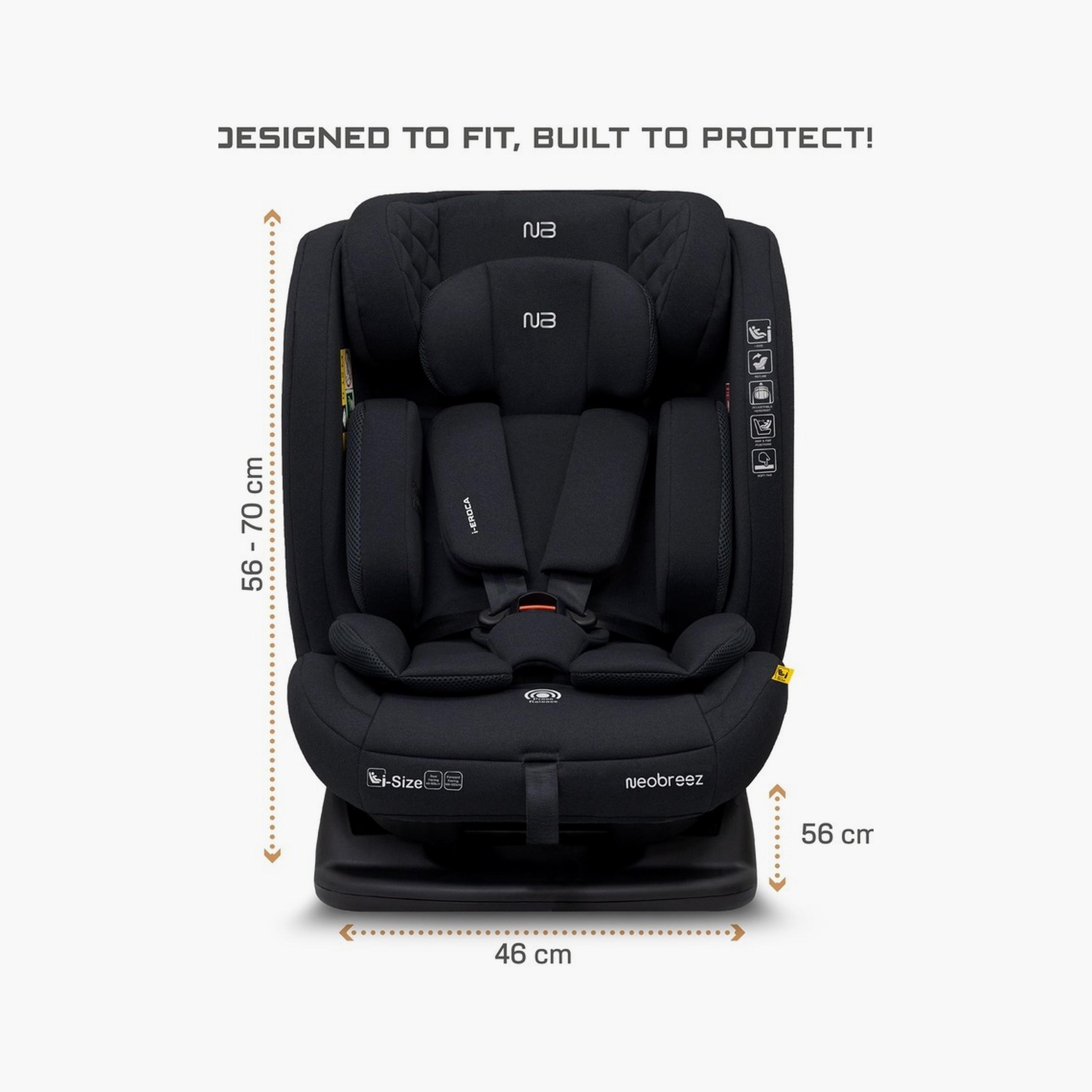 Neobreez I-Eroca All-In-One Convertible Travel Car Seat, Up To 36Kg-baby-gear-carseats-image-4