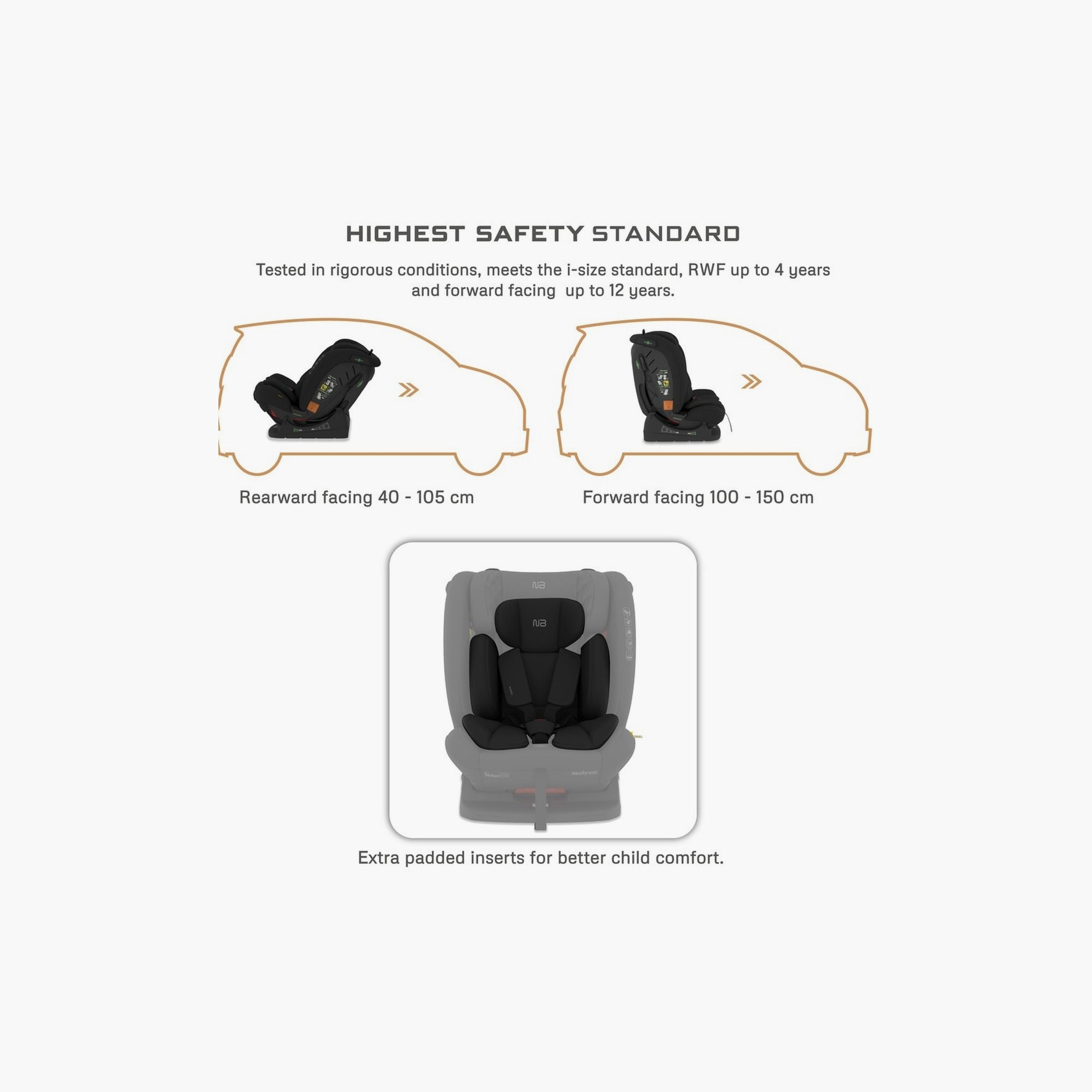 Neobreez I-Eroca All-In-One Convertible Travel Car Seat, Up To 36Kg-baby-gear-carseats-image-6
