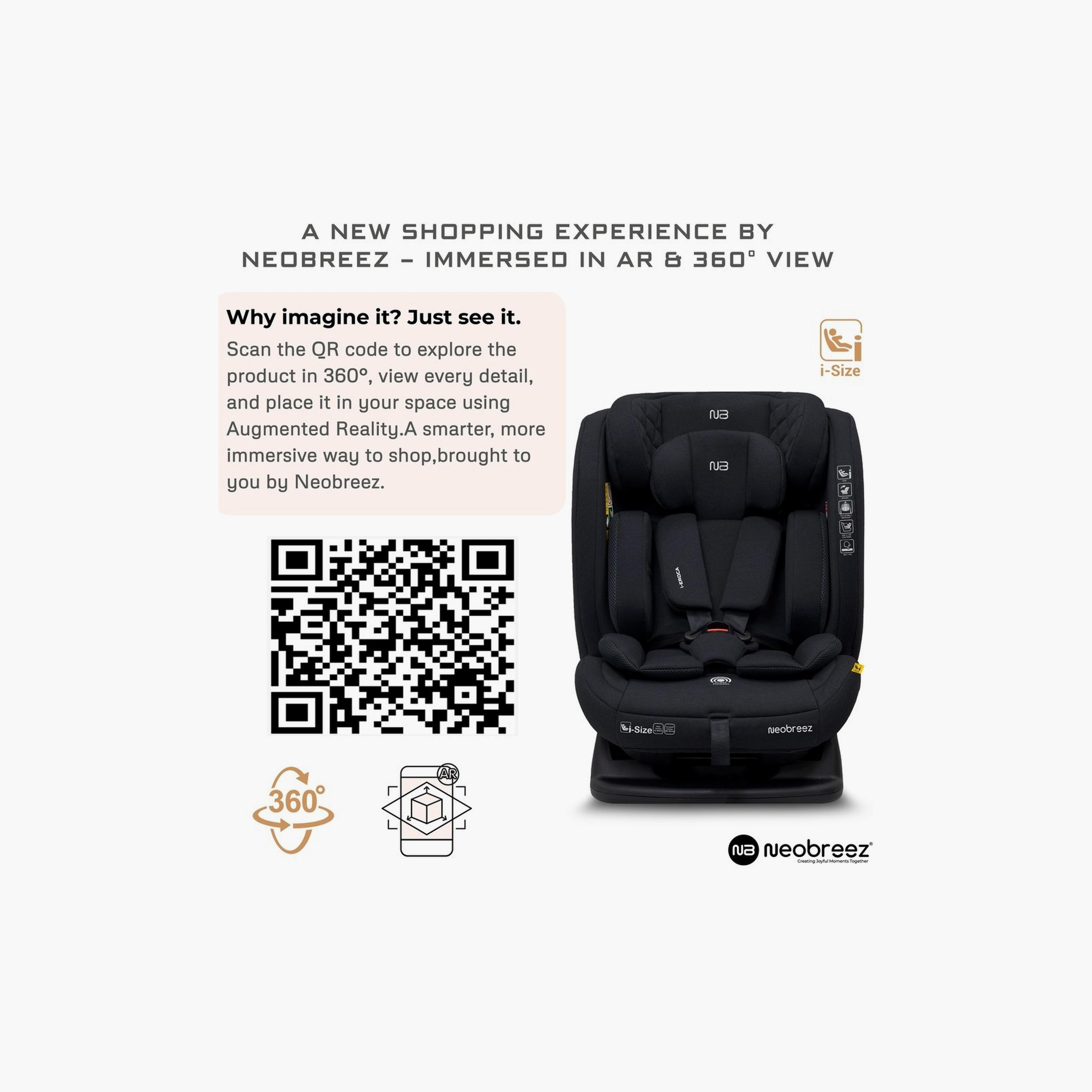 Neobreez I-Eroca All-In-One Convertible Travel Car Seat, Up To 36Kg-baby-gear-carseats-image-7