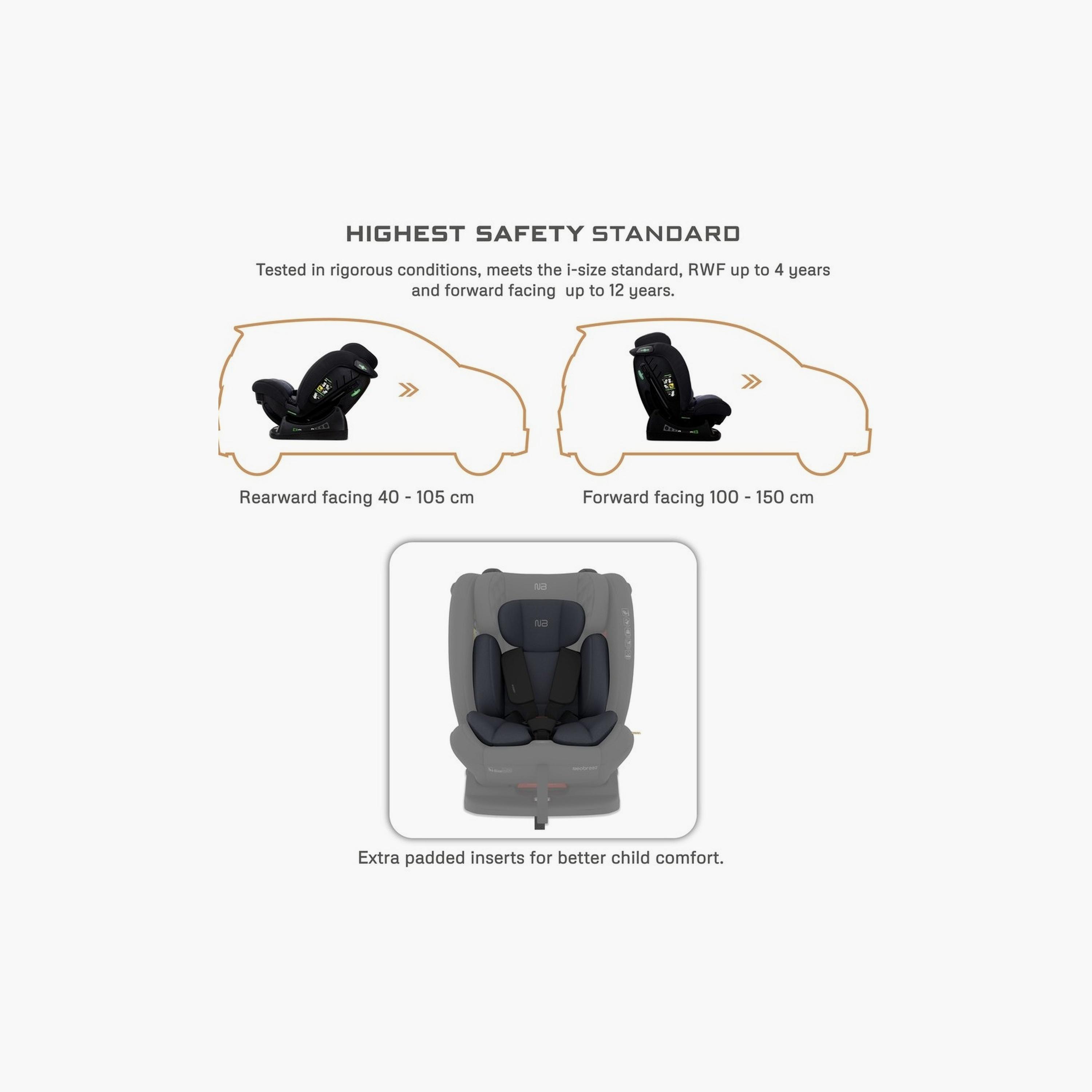Neobreez I-Eroca All-In-One Convertible Travel Car Seat, Up To 36Kg-baby-gear-carseats-image-6