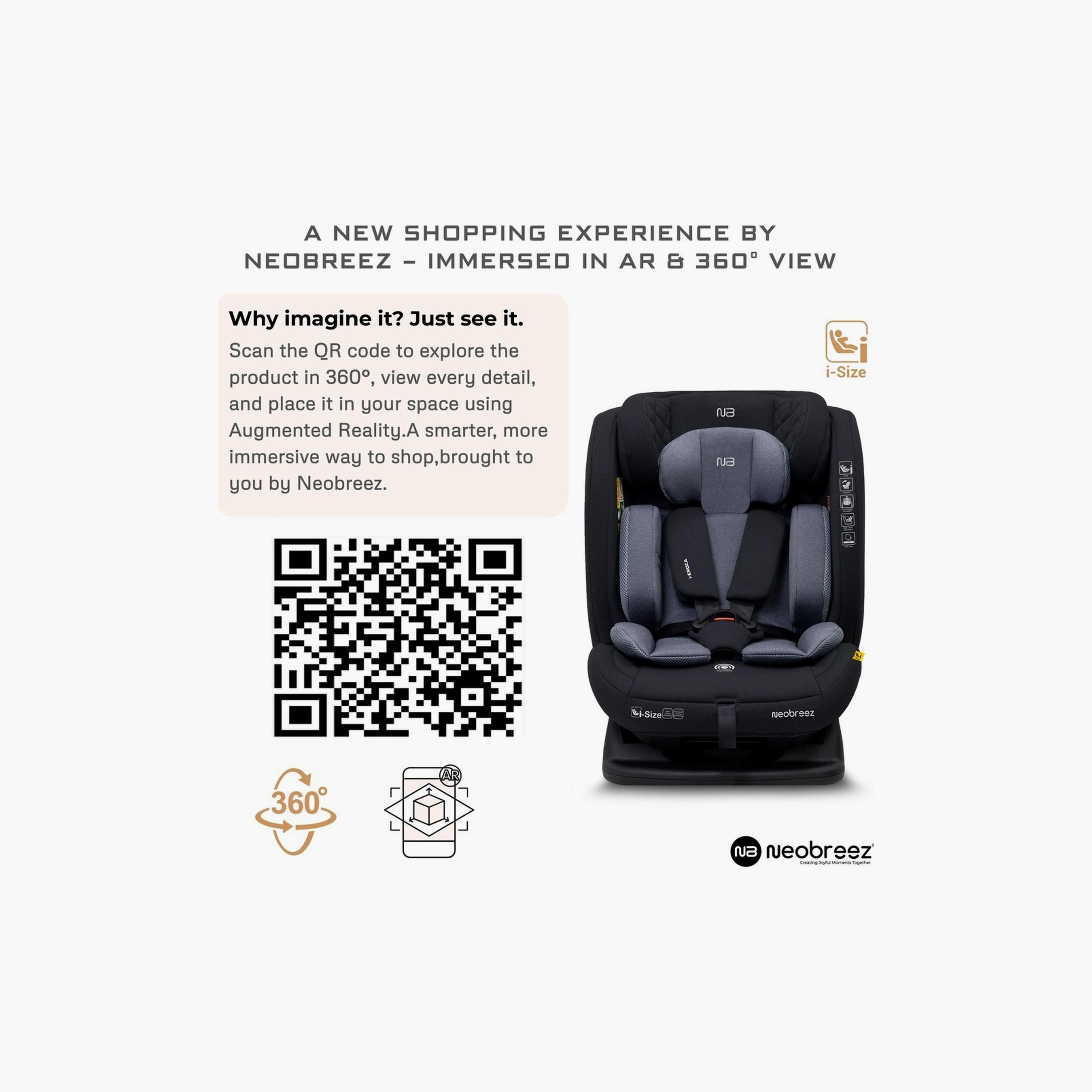 Neobreez I-Eroca All-In-One Convertible Travel Car Seat, Up To 36Kg-baby-gear-carseats-image-7