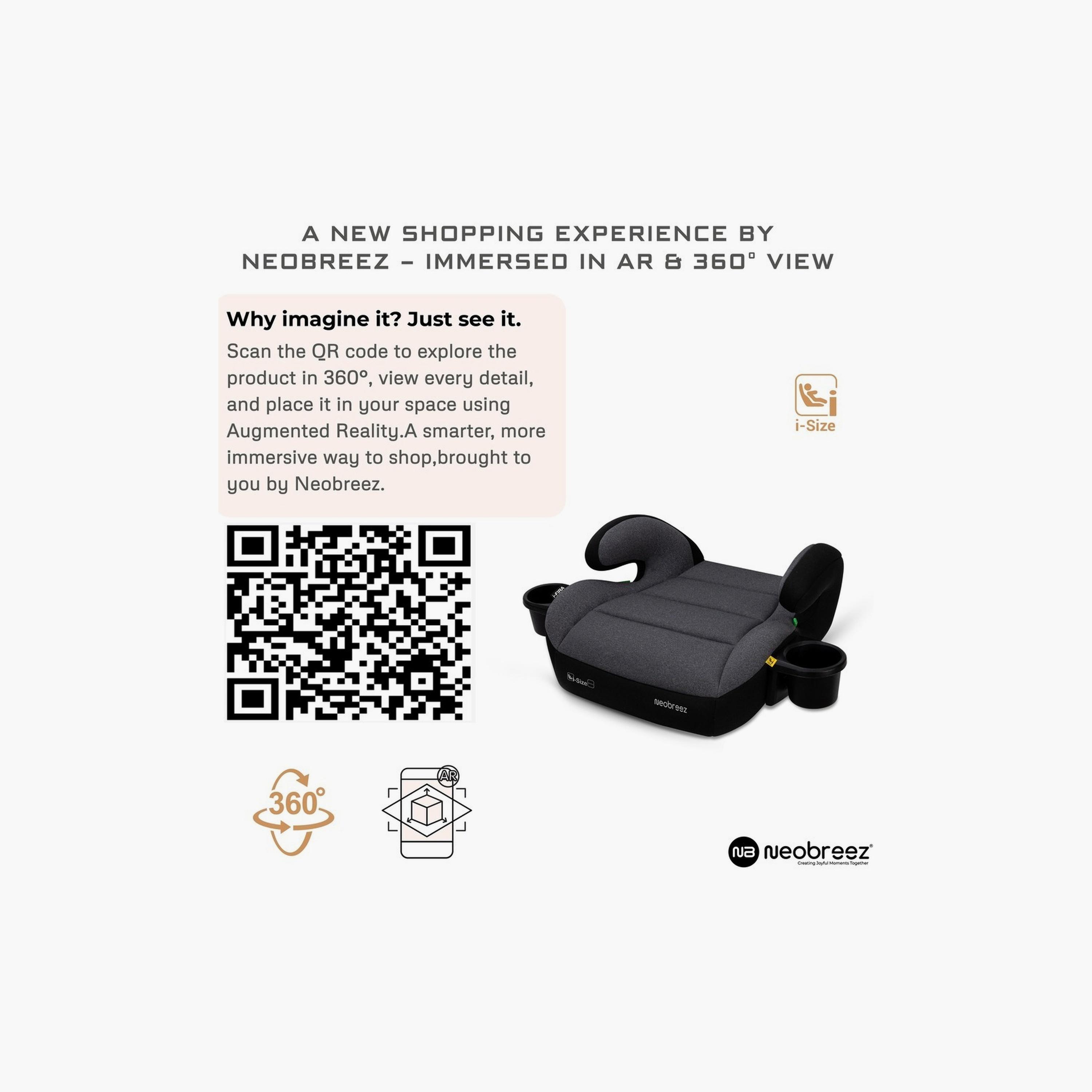 Neobreez I-Fira Backless Booster Car Seat, Up To 36Kg-baby-gear-carseats-image-5