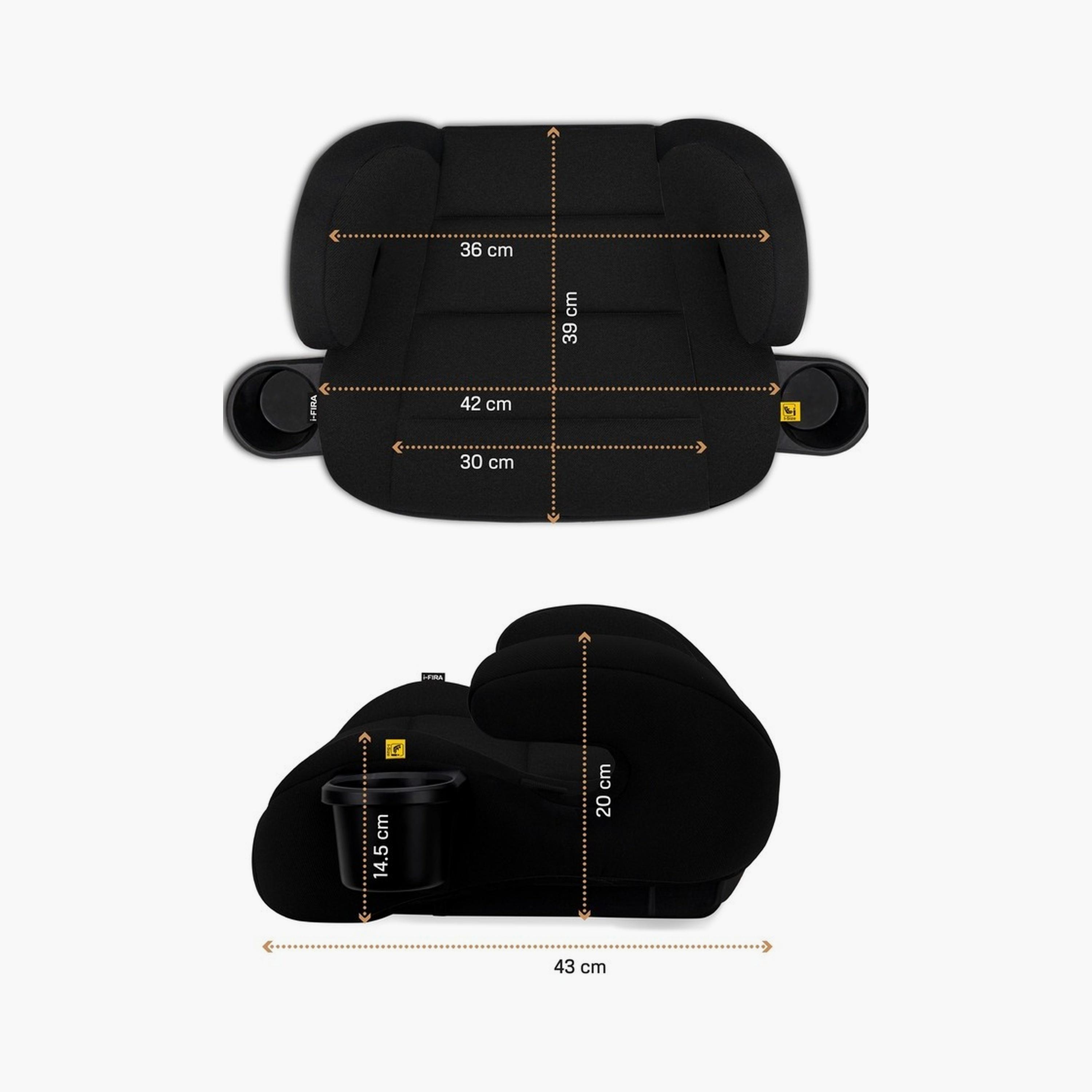 Neobreez I-Fira Backless Booster Car Seat, Up To 36Kg-baby-gear-carseats-image-3