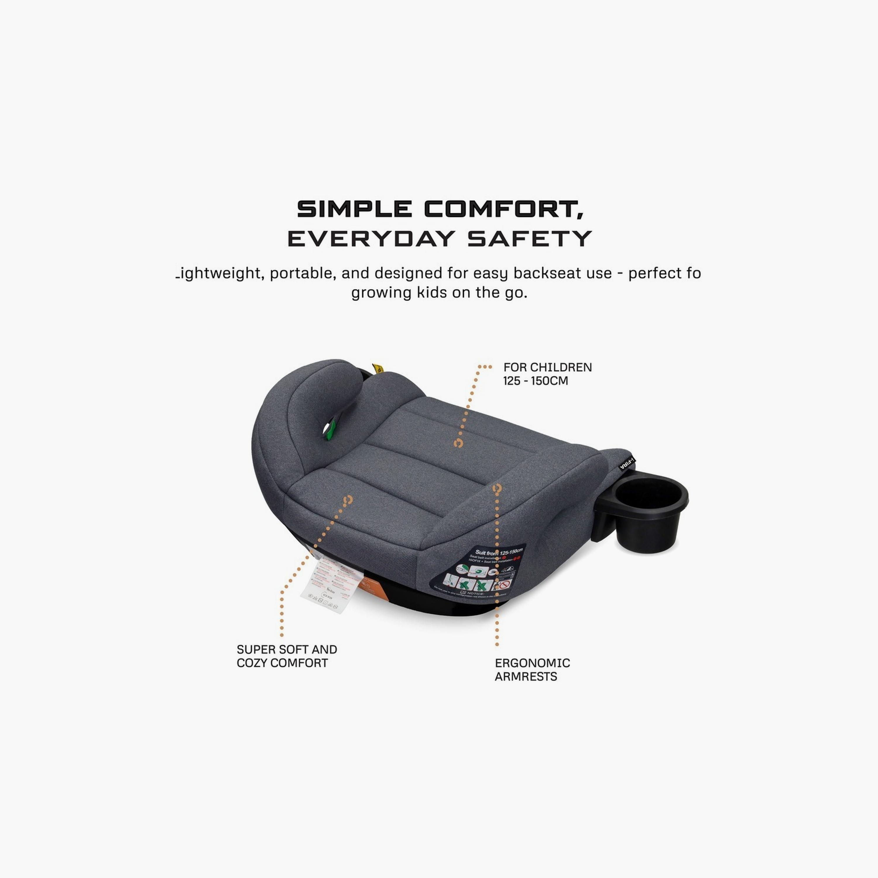 Neobreez I-Fira Backless Booster Car Seat, Up To 36Kg-baby-gear-carseats-image-2