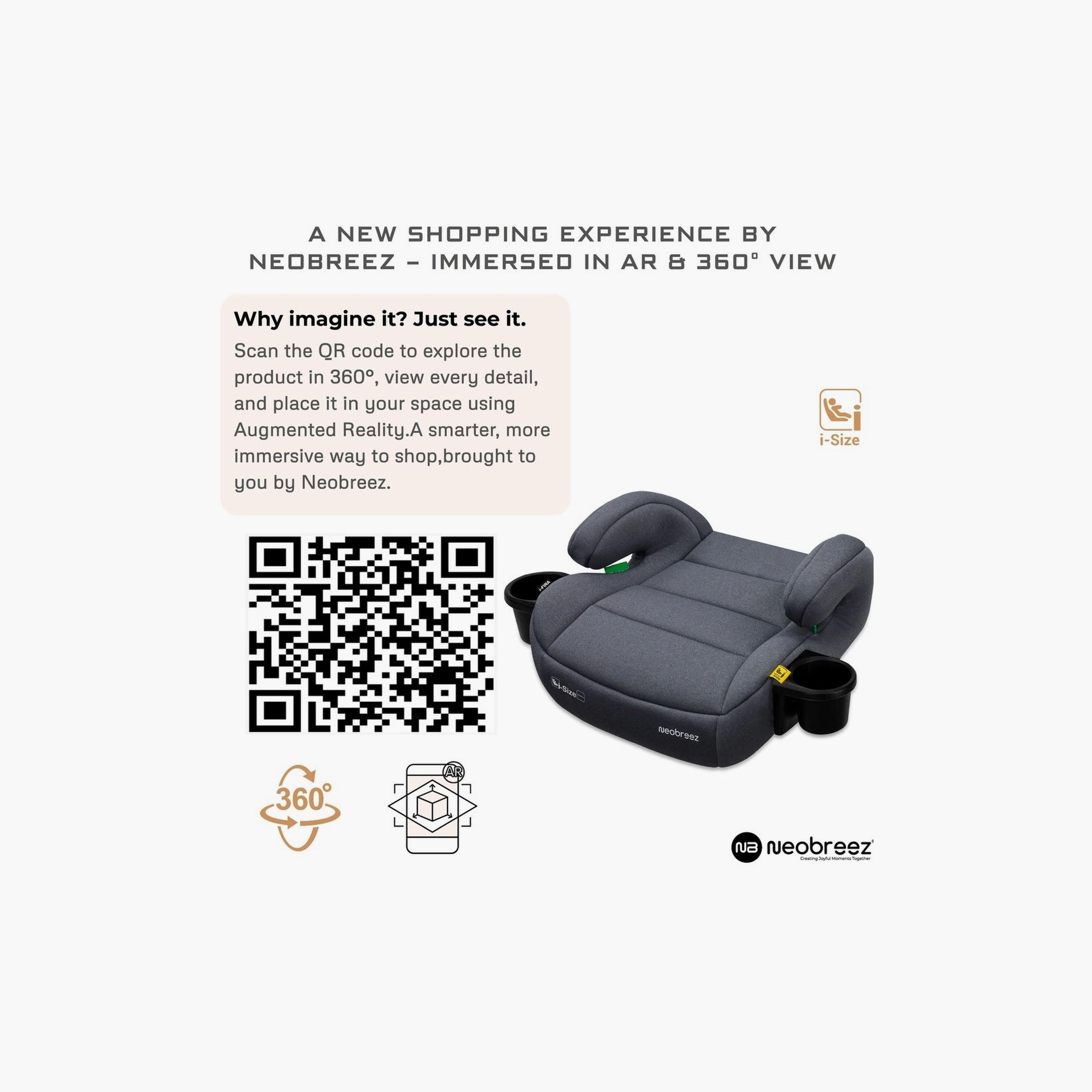 Neobreez I-Fira Backless Booster Car Seat, Up To 36Kg-baby-gear-carseats-image-5