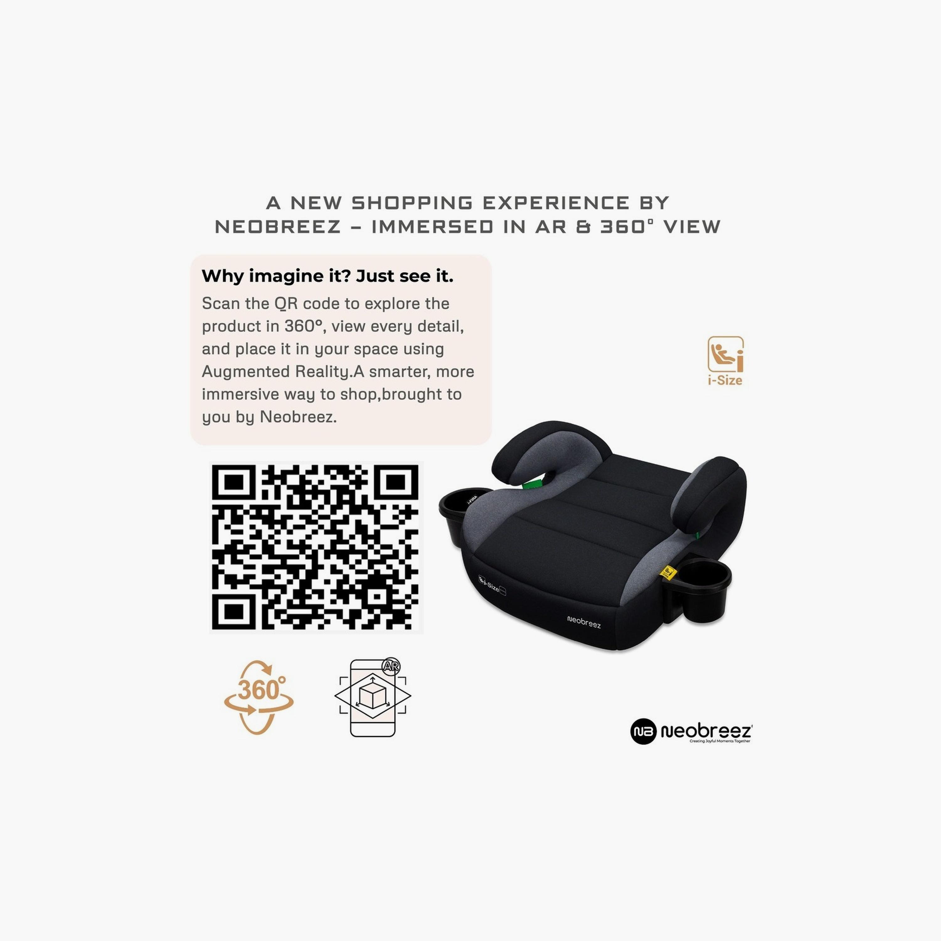 Neobreez I-Fira Backless Booster Car Seat, Up To 36Kg-baby-gear-carseats-image-5