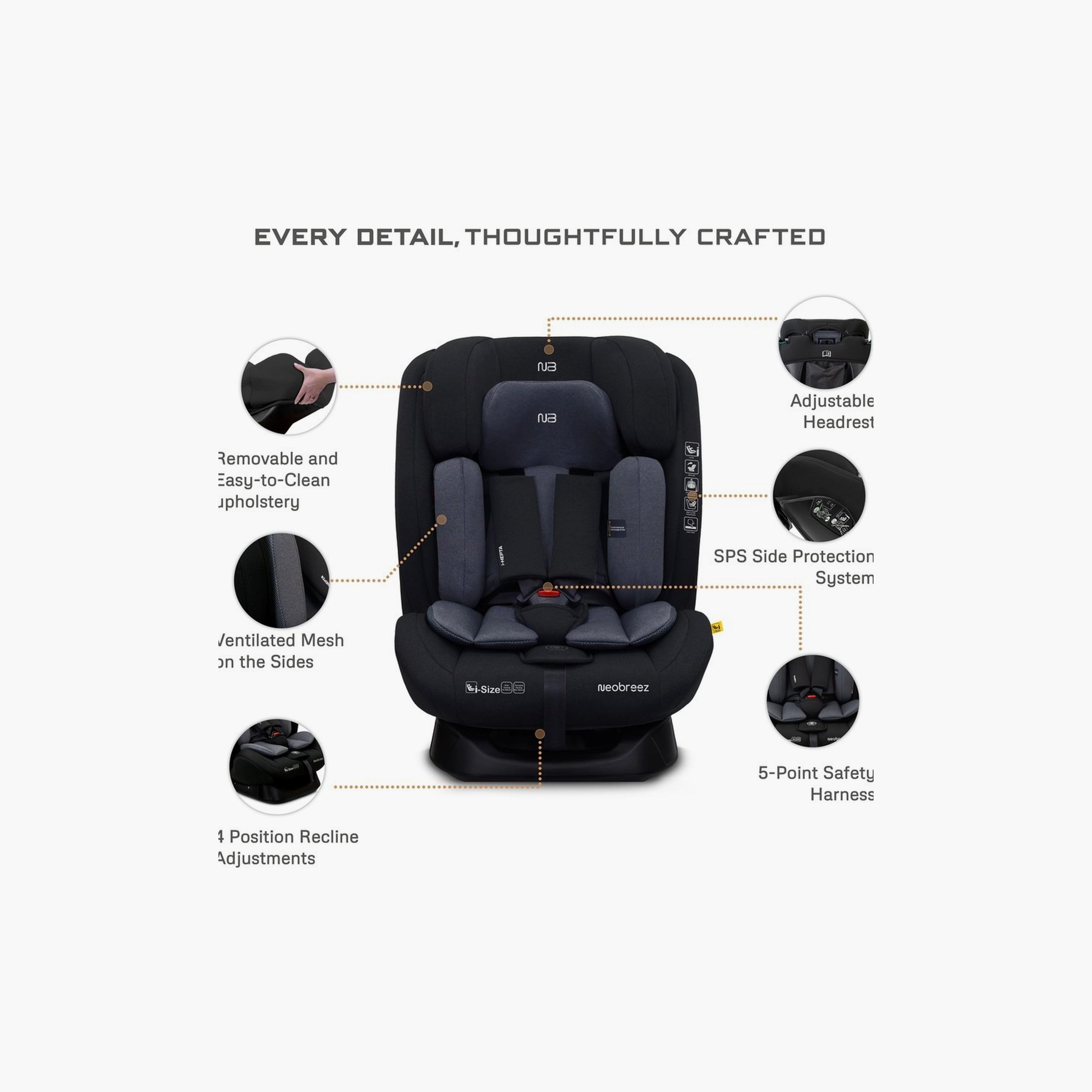 Neobreez I-Hepta All-In-1 Convertible Travel Car Seat, Up To 36Kg-baby-gear-carseats-image-11