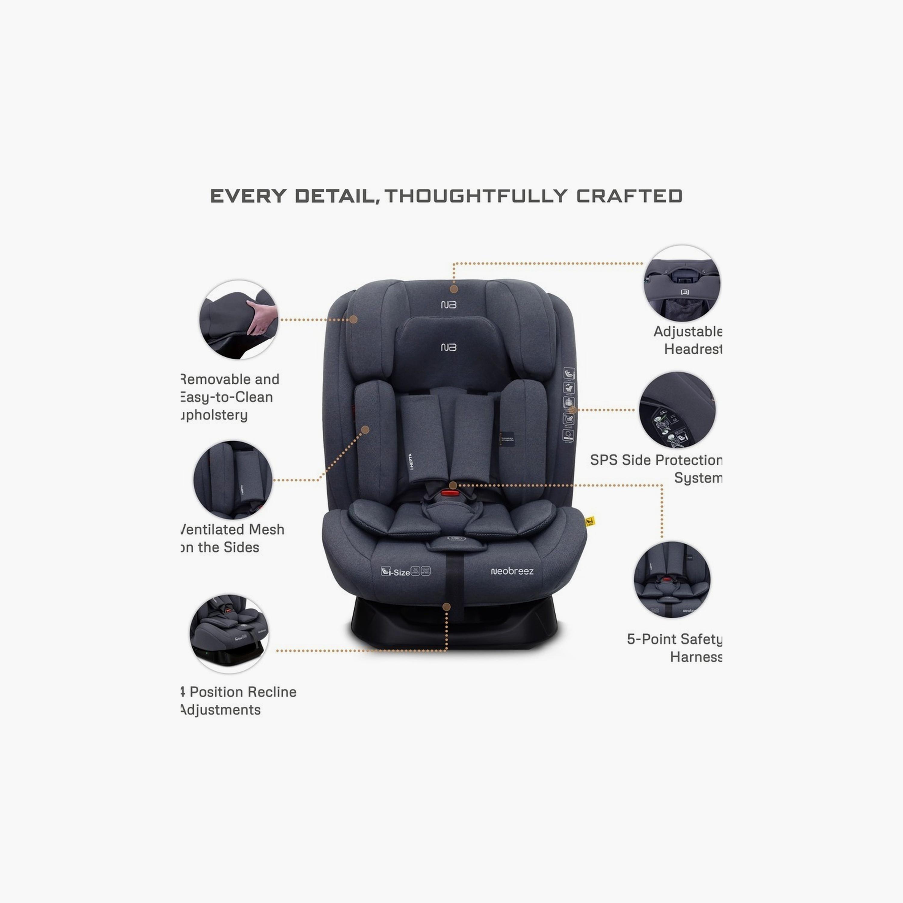 Neobreez I-Hepta All-In-1 Convertible Travel Car Seat, Up To 36Kg-baby-gear-carseats-image-11