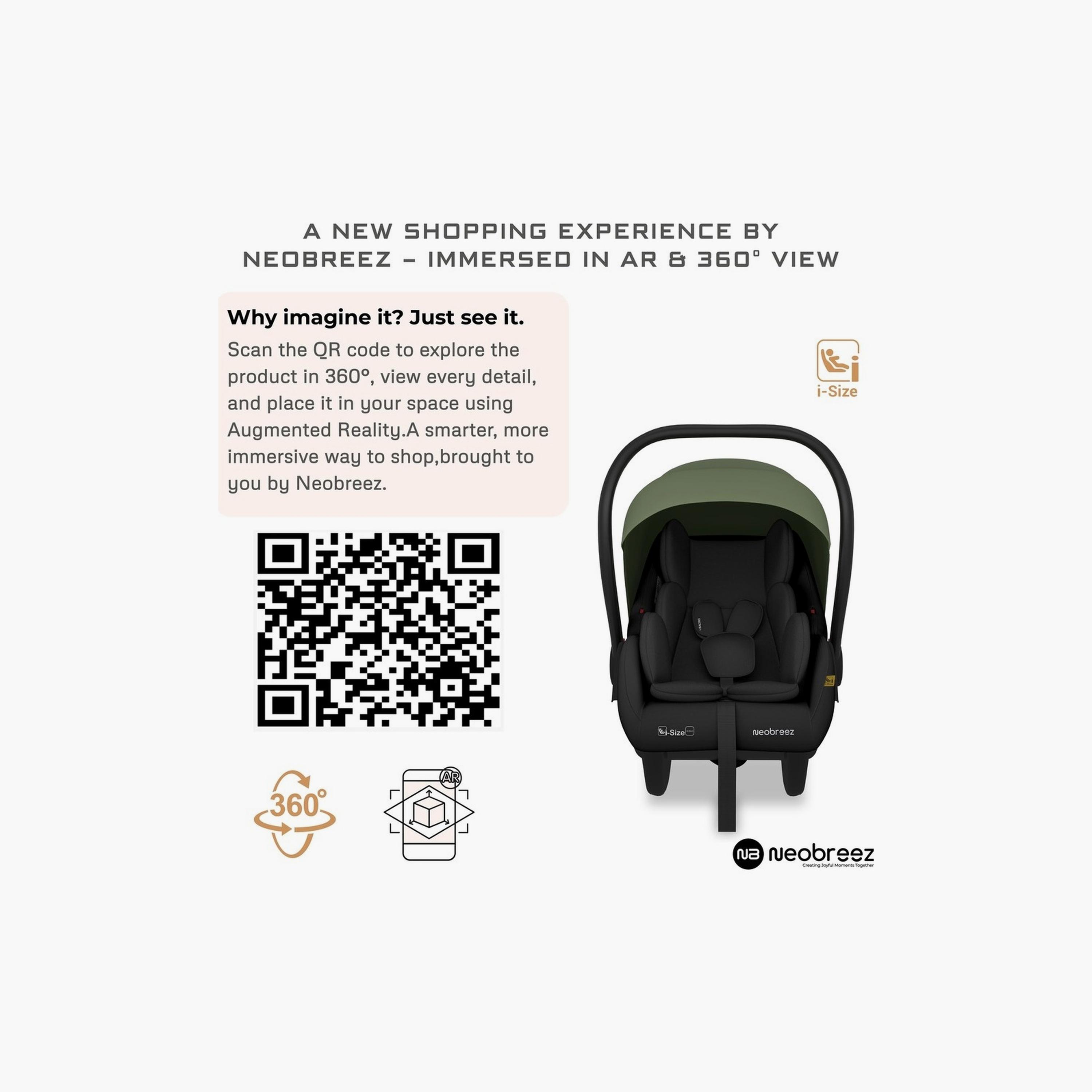Neobreez I-Sacro I-Size Infant Portable Car Seat,Up To 13Kg-baby-gear-carseats-image-5