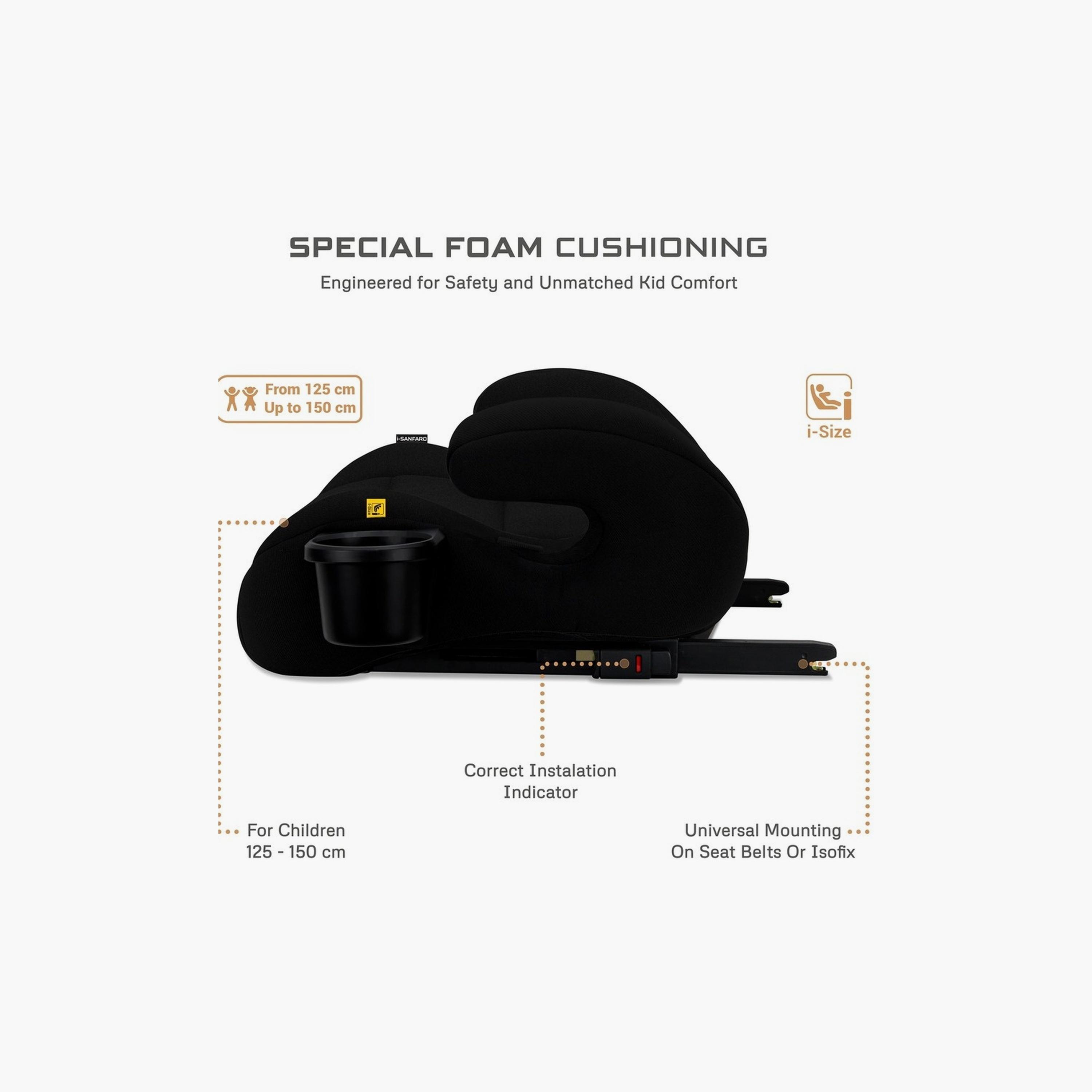 Neobreez I-Fira Backless Booster Car Seat, Up To 36Kg-baby-gear-carseats-image-7