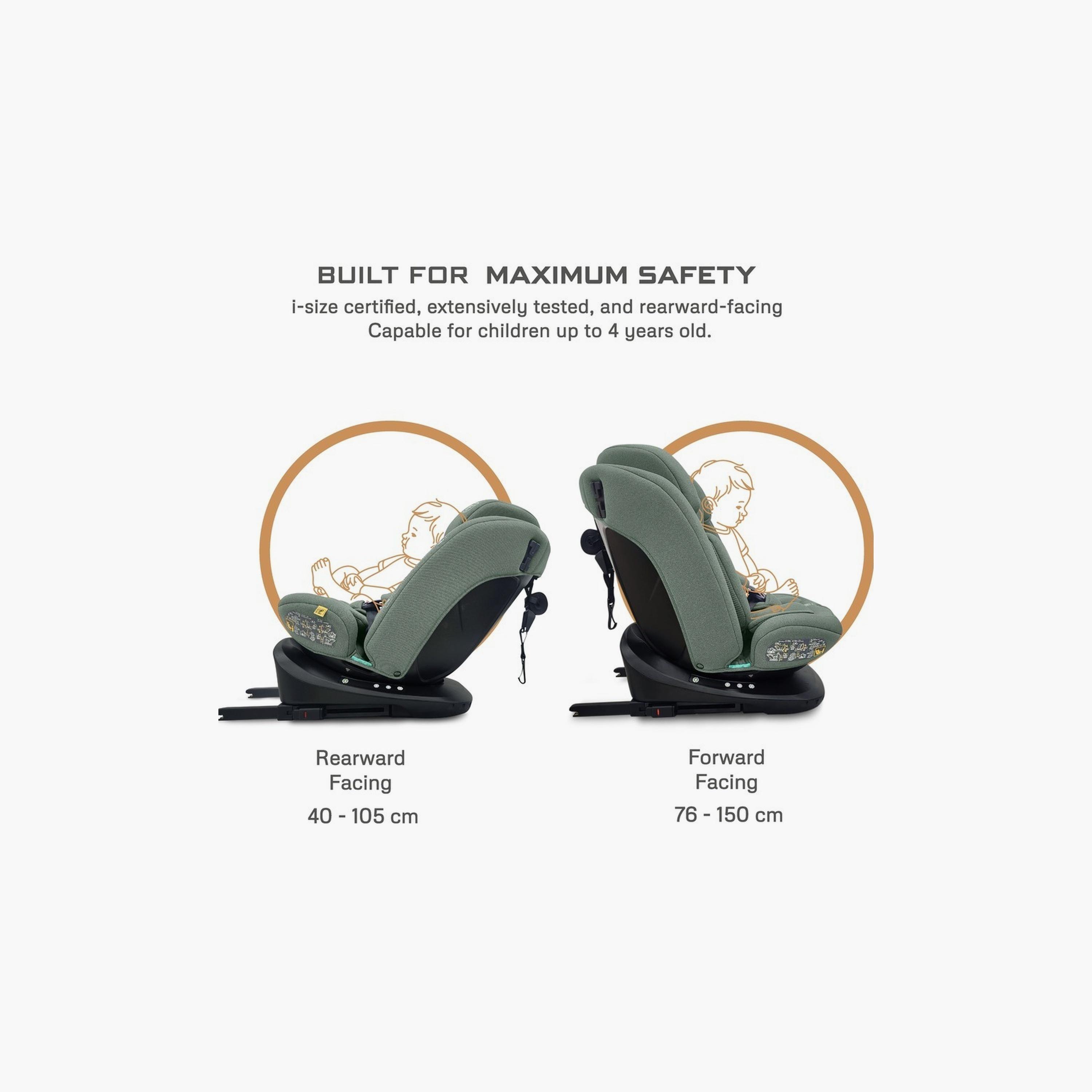Neobreez I-Vilo 360° Isofix Rotatable All-In-1 Toddler Car Seat, Up To 36Kg-baby-gear-carseats-image-12