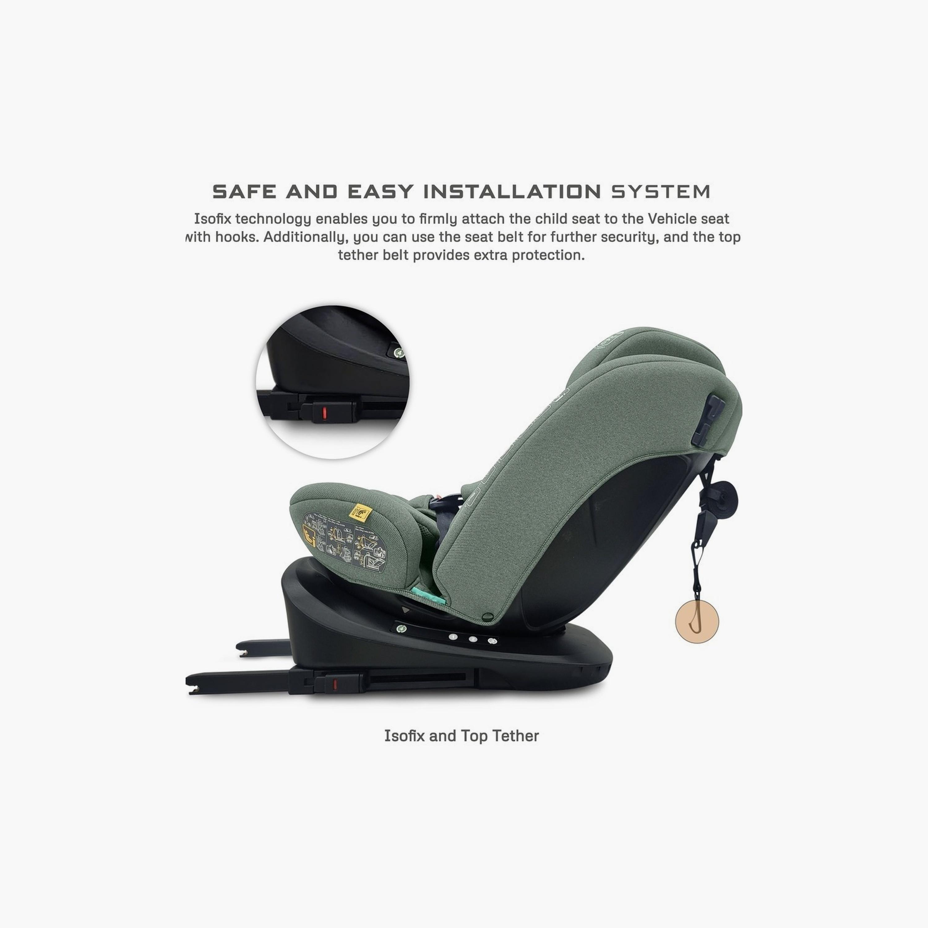 Neobreez I-Vilo 360° Isofix Rotatable All-In-1 Toddler Car Seat, Up To 36Kg-baby-gear-carseats-image-2