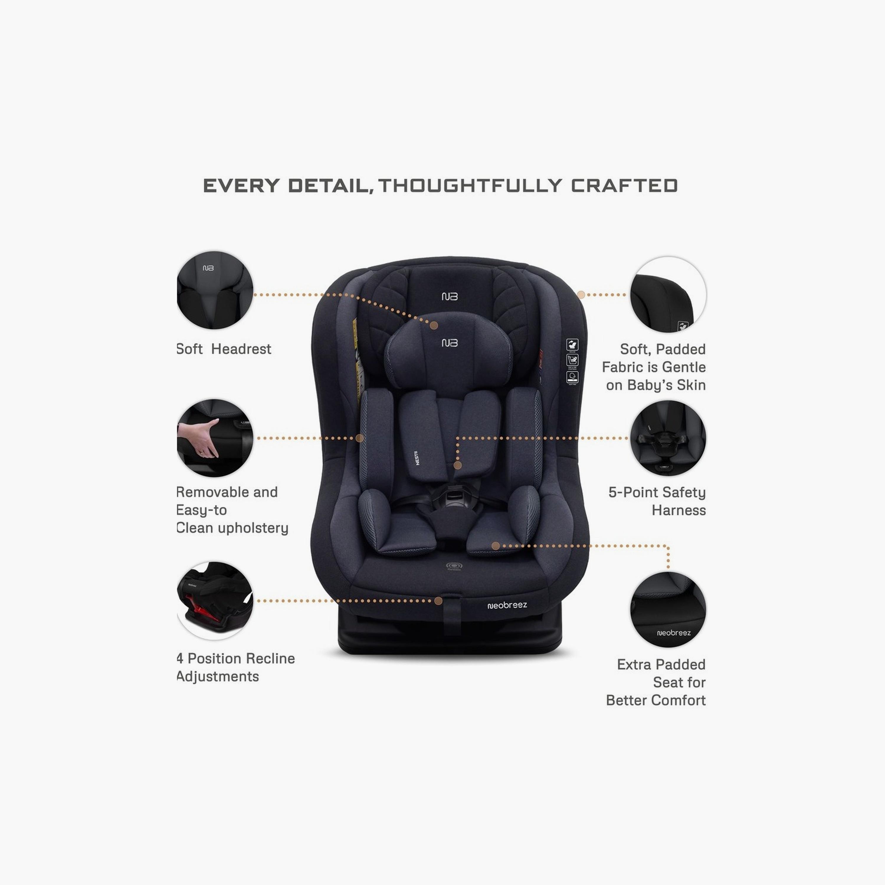 Neobreez Nestii 2-In-1 Convertible Car Seat, Up To 18Kg-baby-gear-carseats-image-11