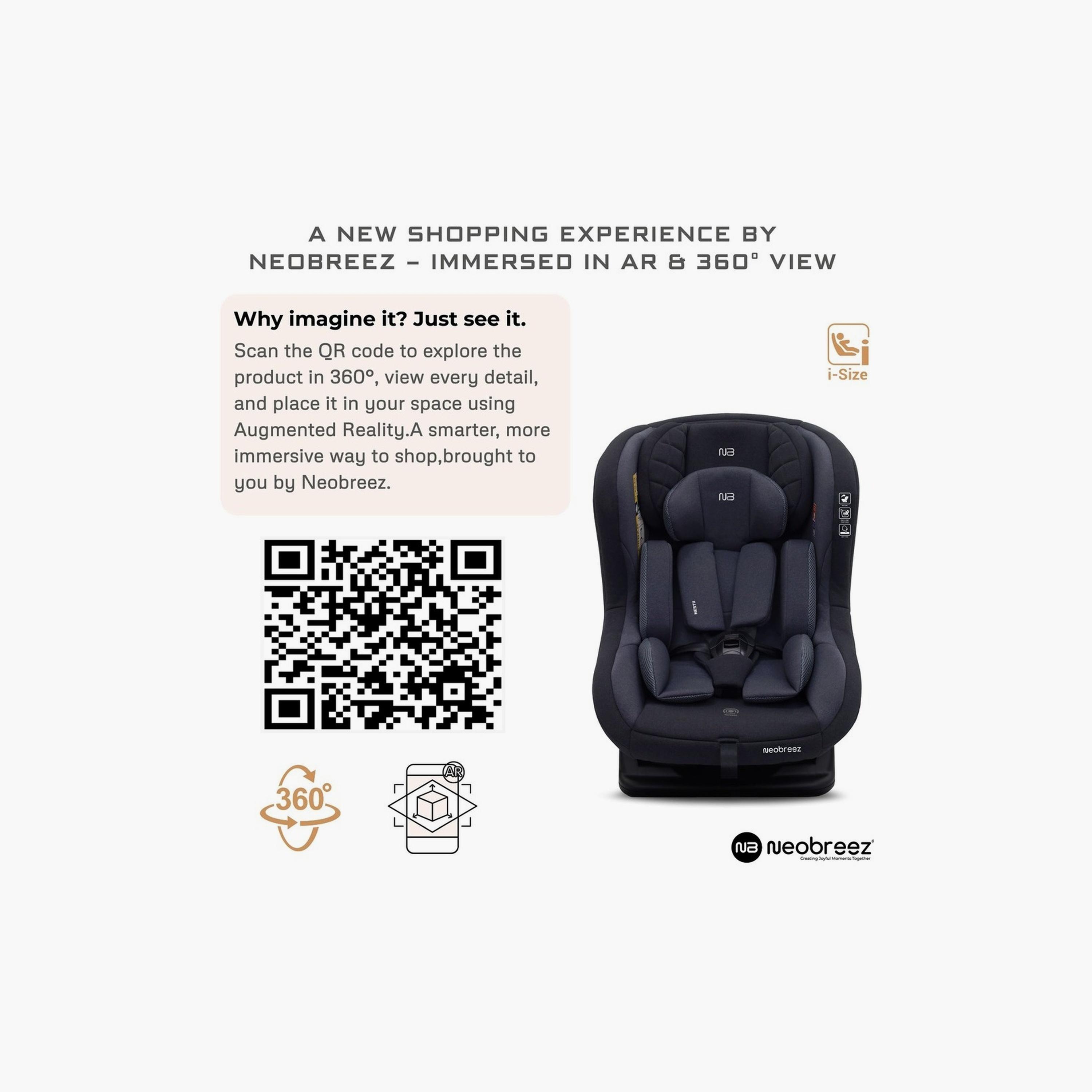 Neobreez Nestii 2-In-1 Convertible Car Seat, Up To 18Kg-baby-gear-carseats-image-5