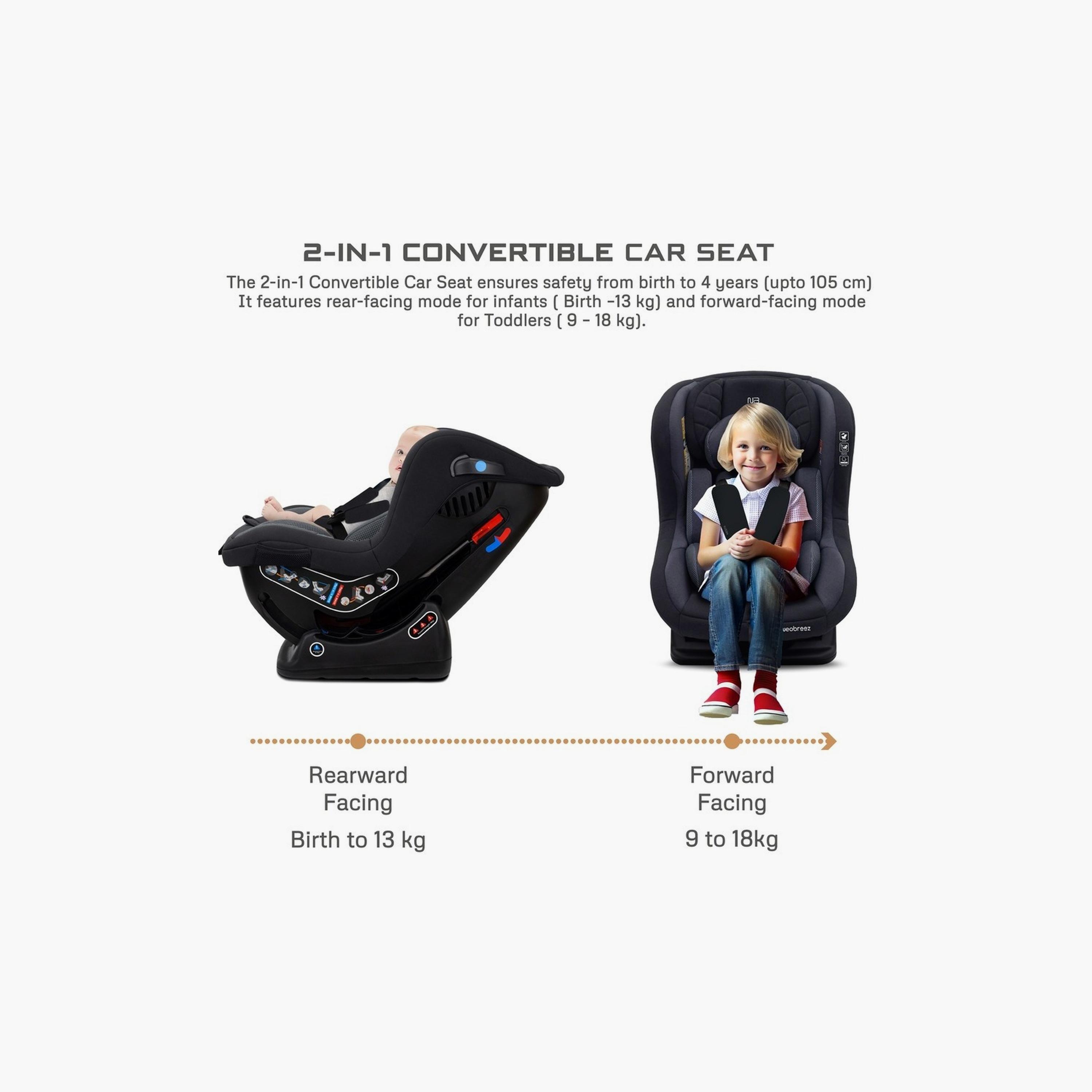 Neobreez Nestii 2-In-1 Convertible Car Seat, Up To 18Kg-baby-gear-carseats-image-8