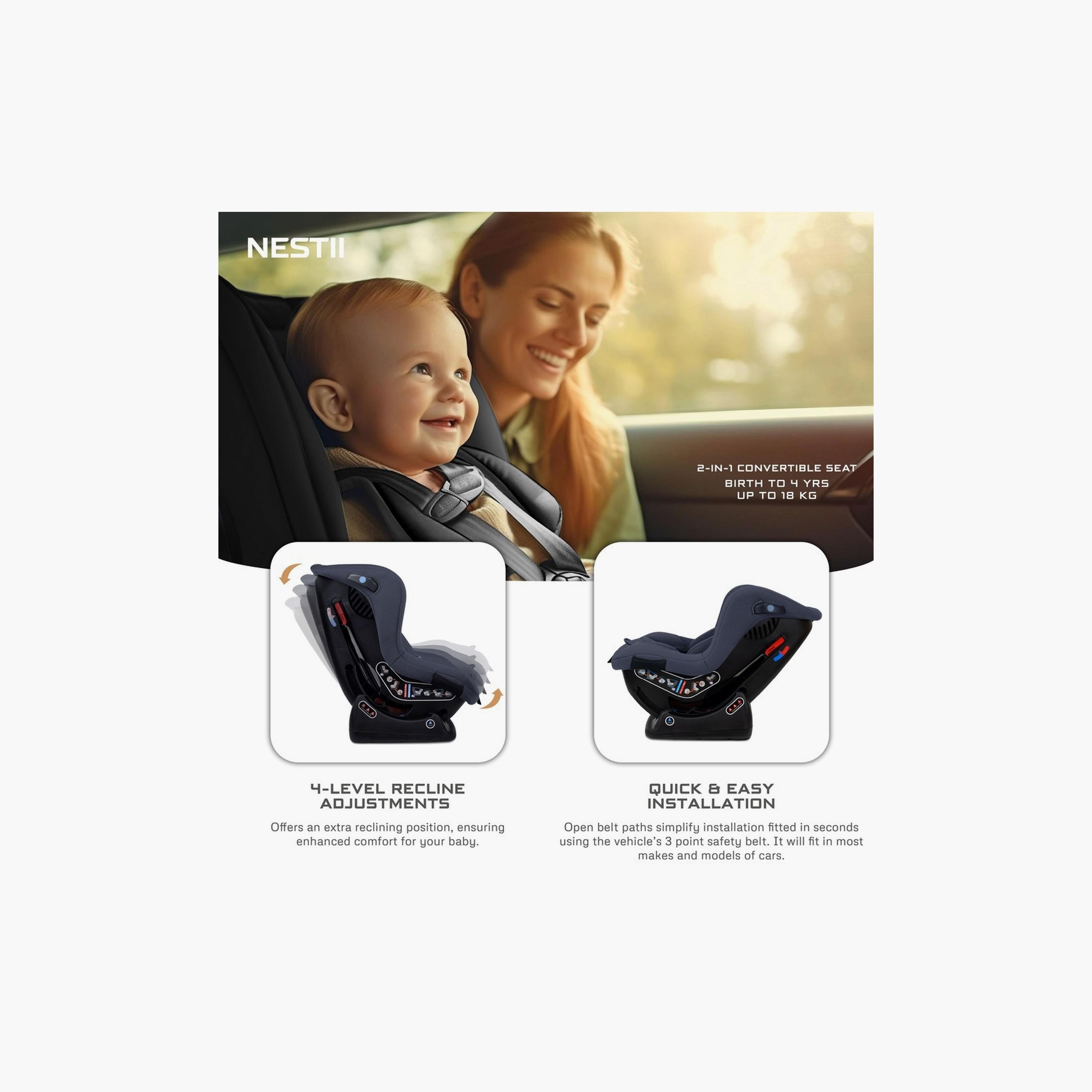 Neobreez Nestii 2-In-1 Convertible Car Seat, Up To 18Kg-baby-gear-carseats-image-10
