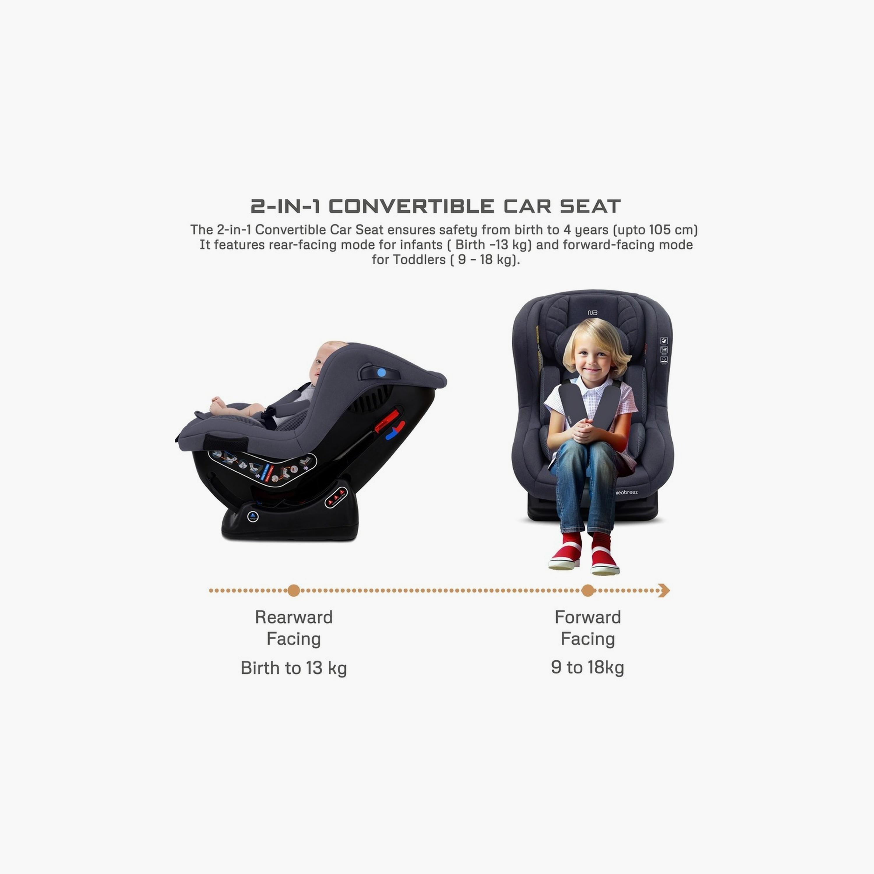 Neobreez Nestii 2-In-1 Convertible Car Seat, Up To 18Kg-baby-gear-carseats-image-8