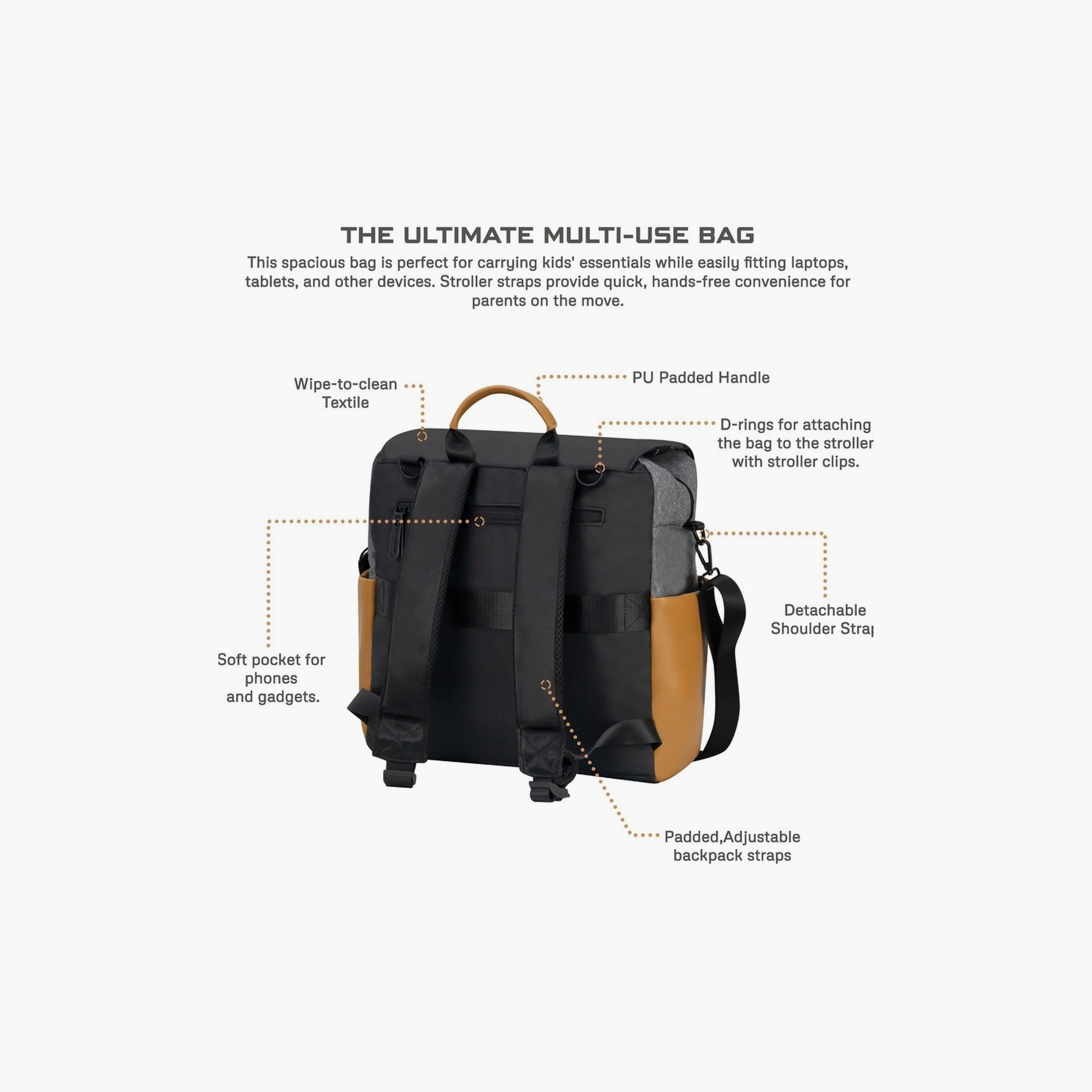 Neobreez Nixe Baby Diaper Changing Bag With Changing Mat-baby-diapering-diaperbags-image-10