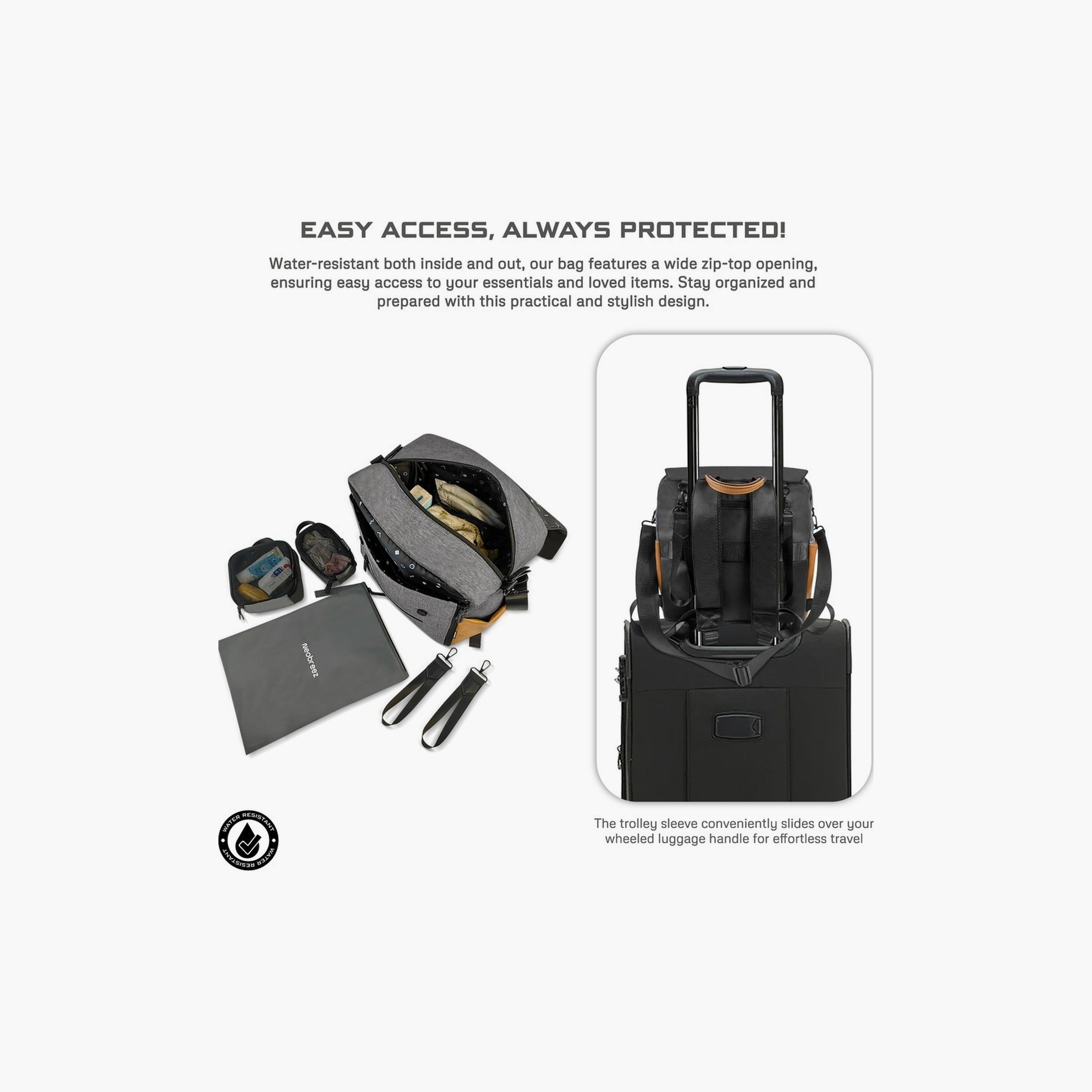 Neobreez Nixe Baby Diaper Changing Bag With Changing Mat-baby-diapering-diaperbags-image-2